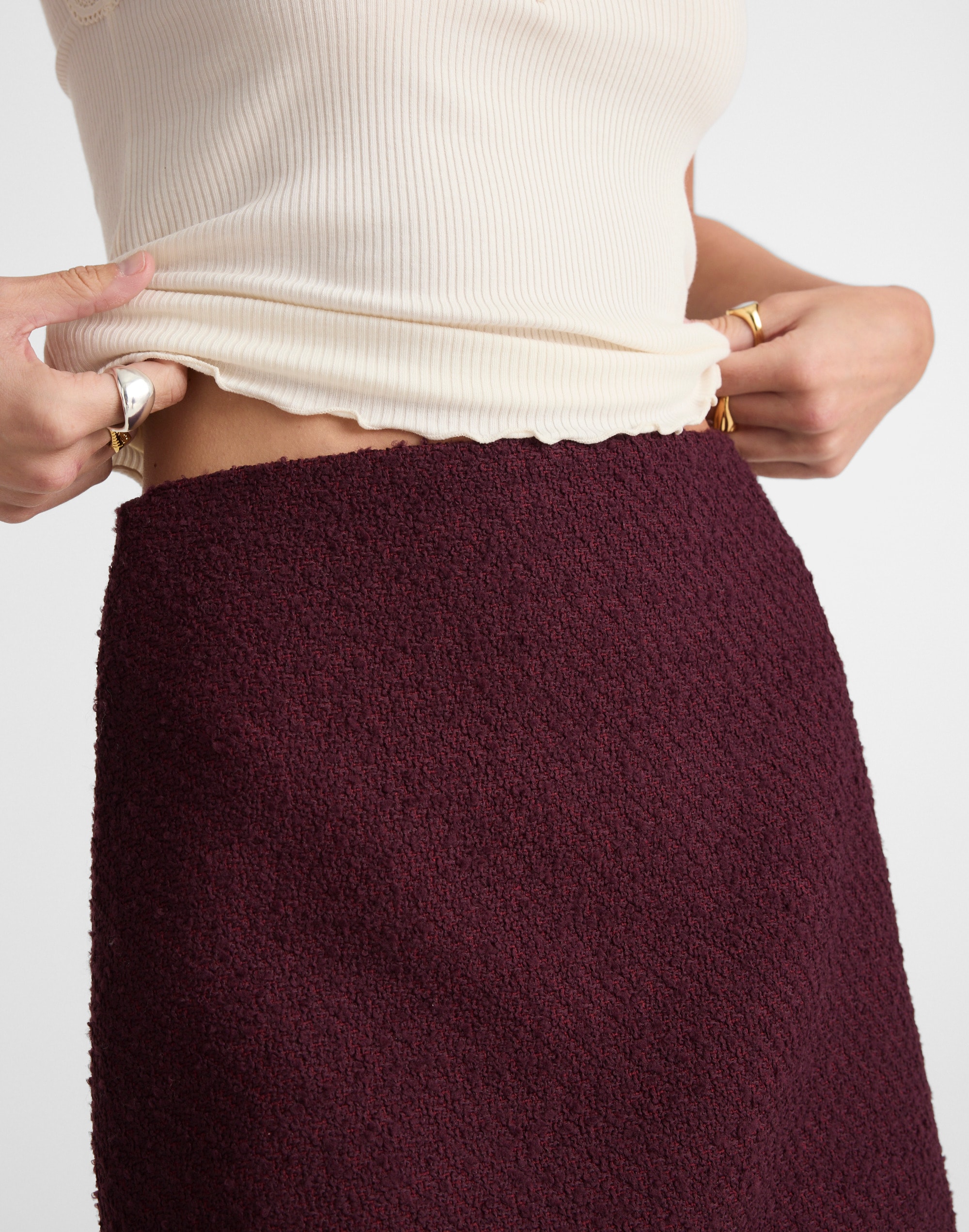 Mini Skirt Tweed