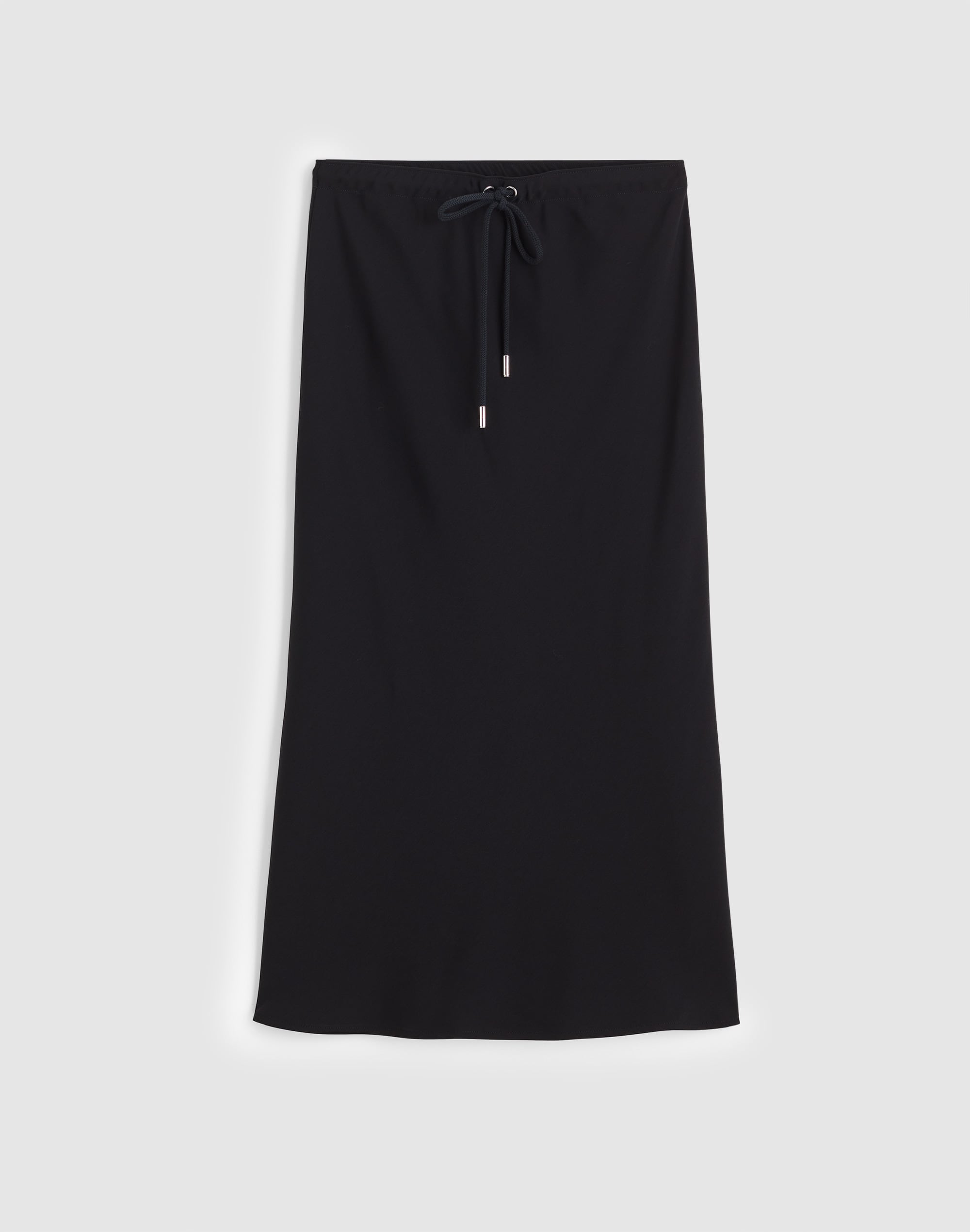 Drawstring Midi Skirt