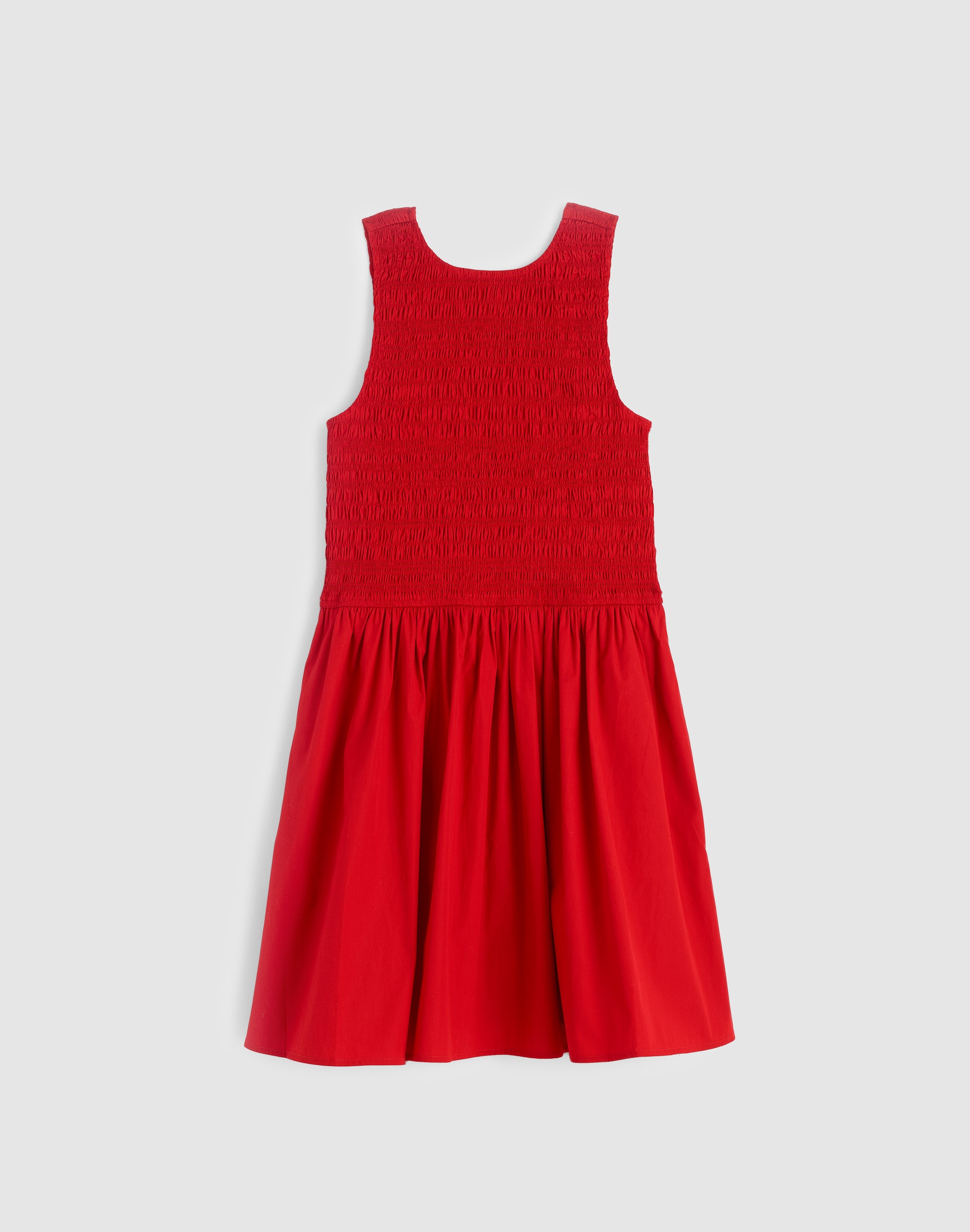 The Melody Scoopback Smocked Mini Dress