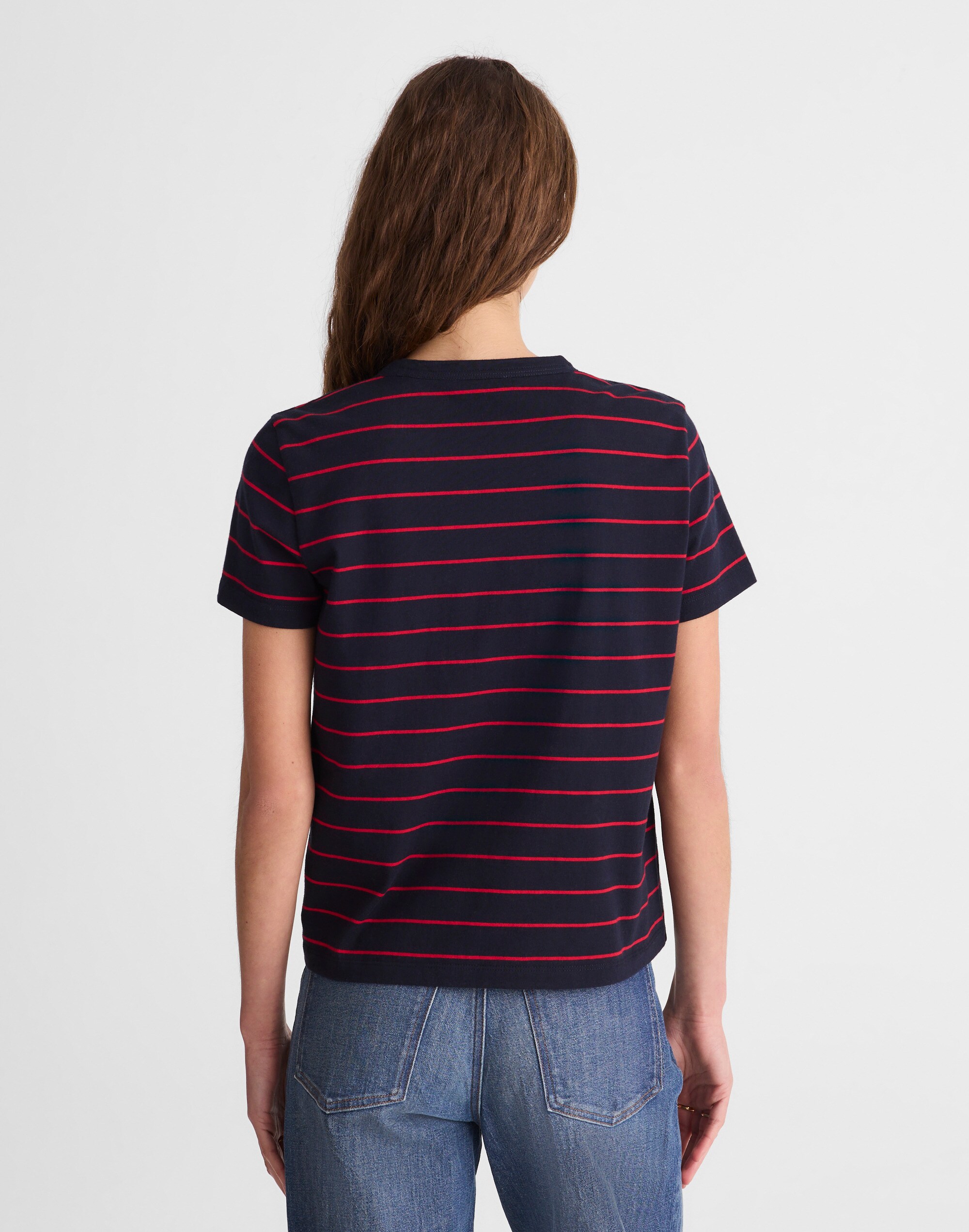 The Perfect Crewneck Tee in Allday Jersey