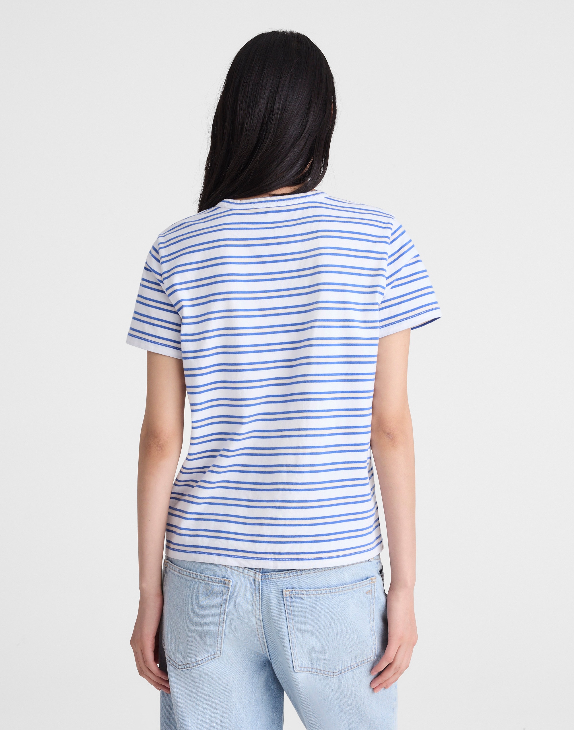 The Perfect Crewneck Tee in Allday Jersey