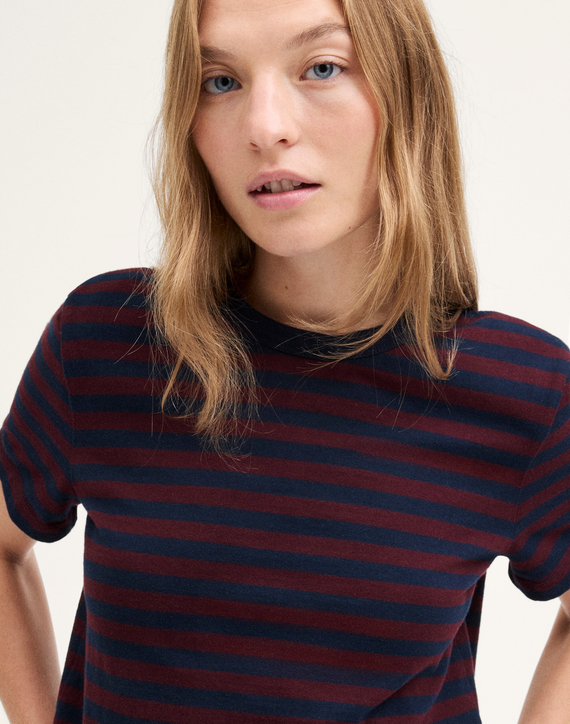 The Perfect Crewneck Tee in Allday Jersey