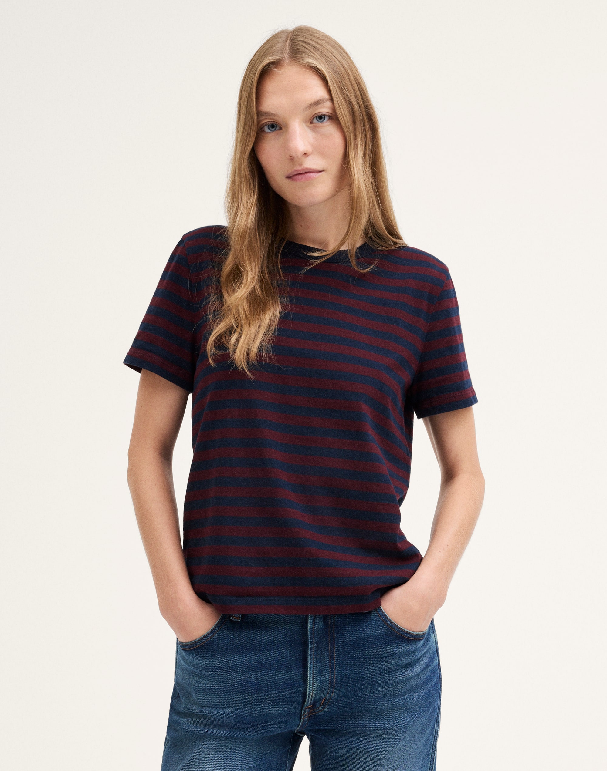 The Perfect Crewneck Tee in Allday Jersey