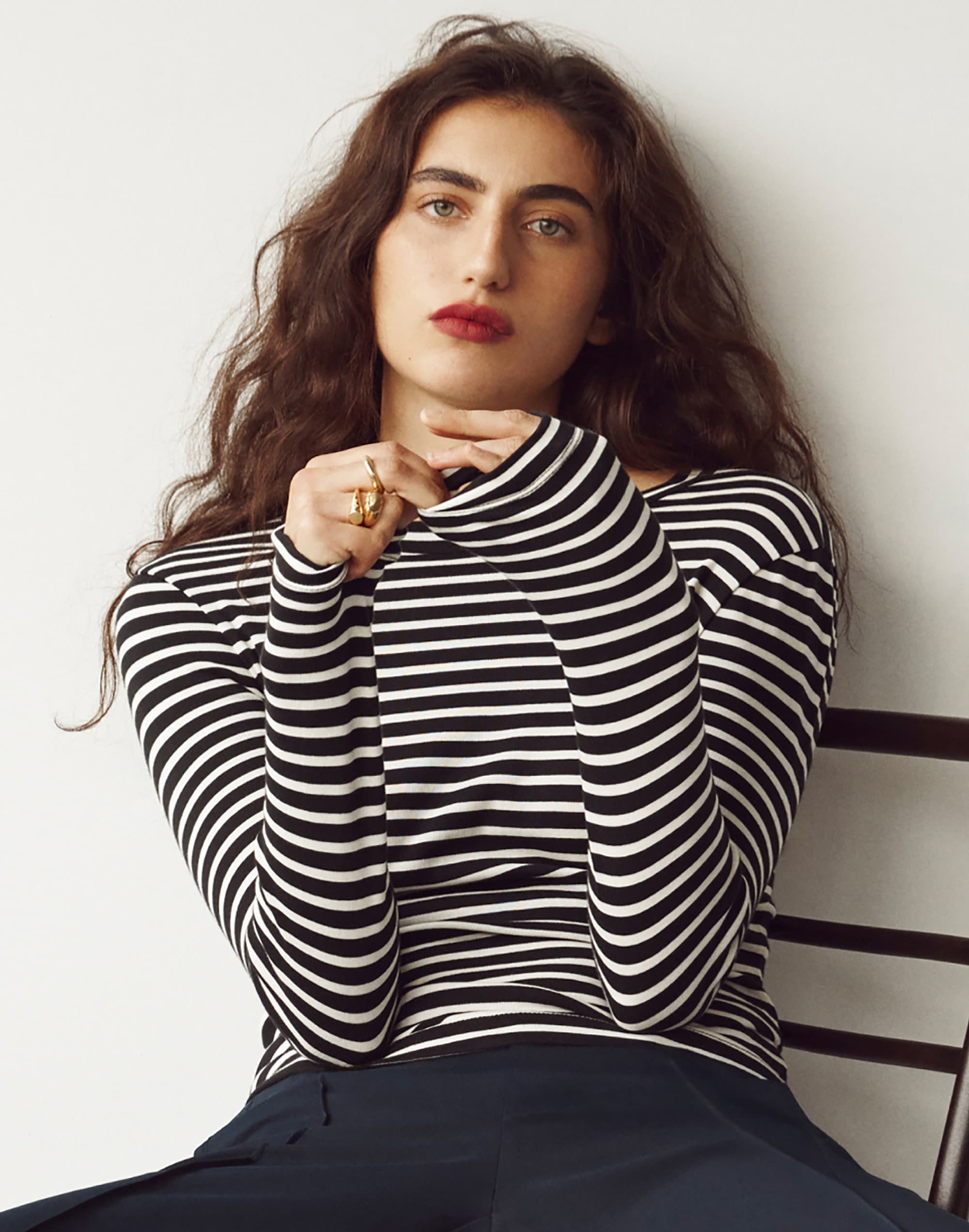 The '90s Long-Sleeve Tee in Compact Cotton