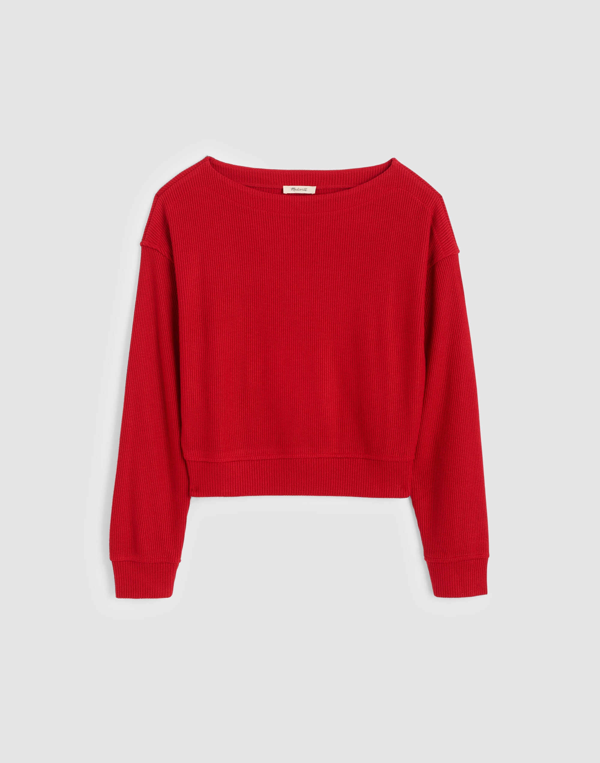 Boatneck Drop-Shoulder Top