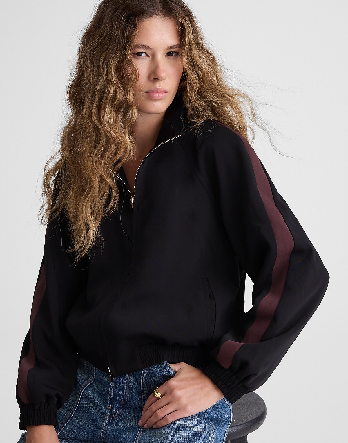 Zip-Front Track Jacket