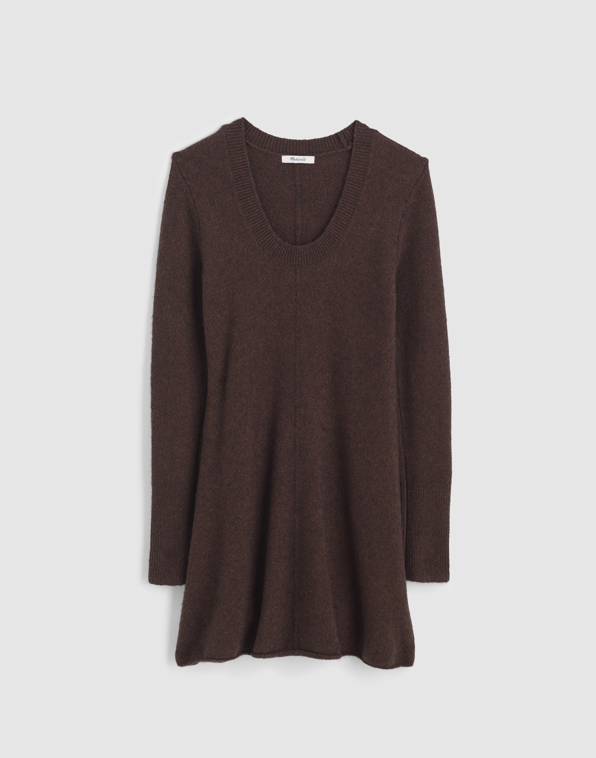 Scoopneck Sweater Mini Dress