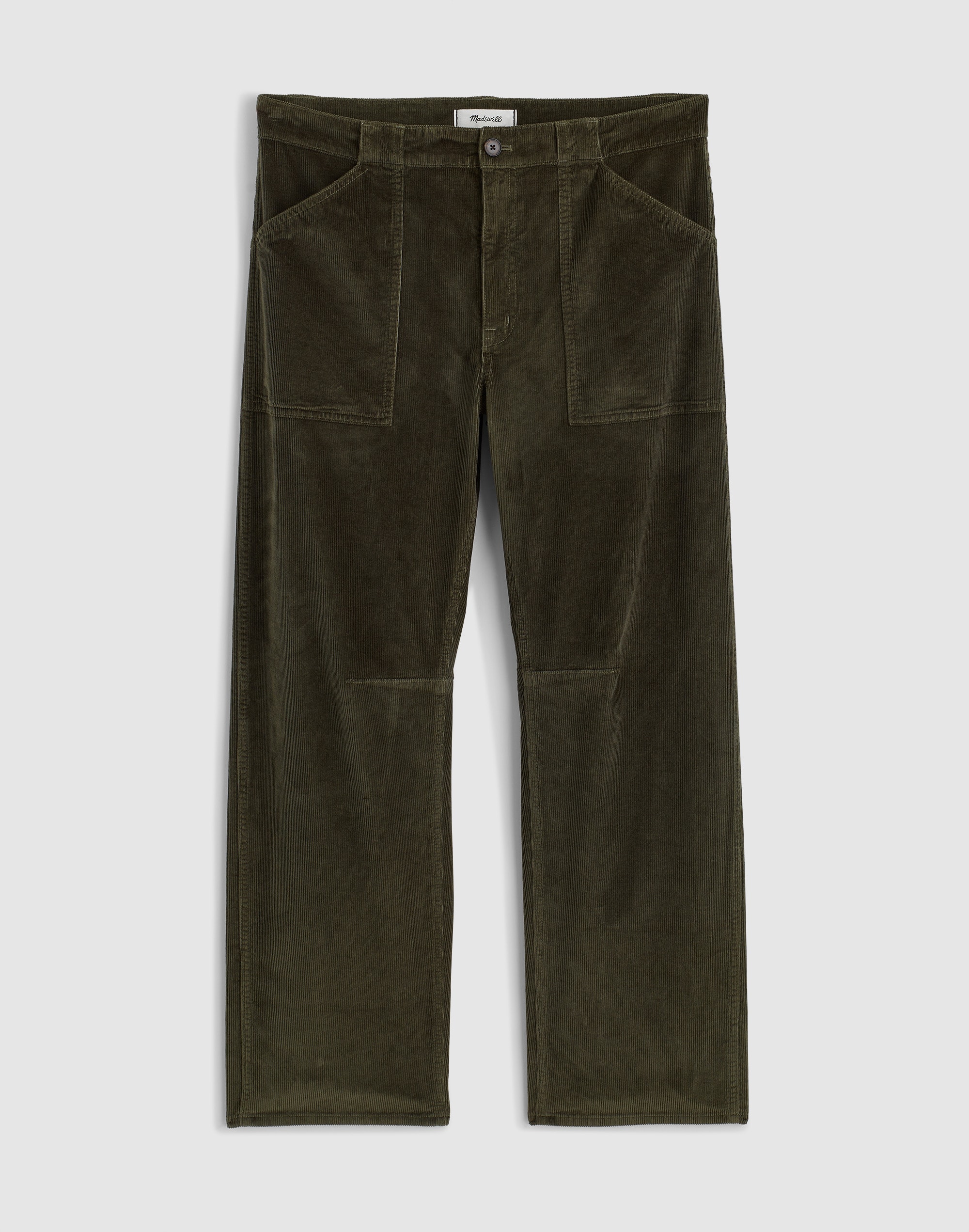 The Plus Darted Barrel-Leg Utility Pant in Corduroy