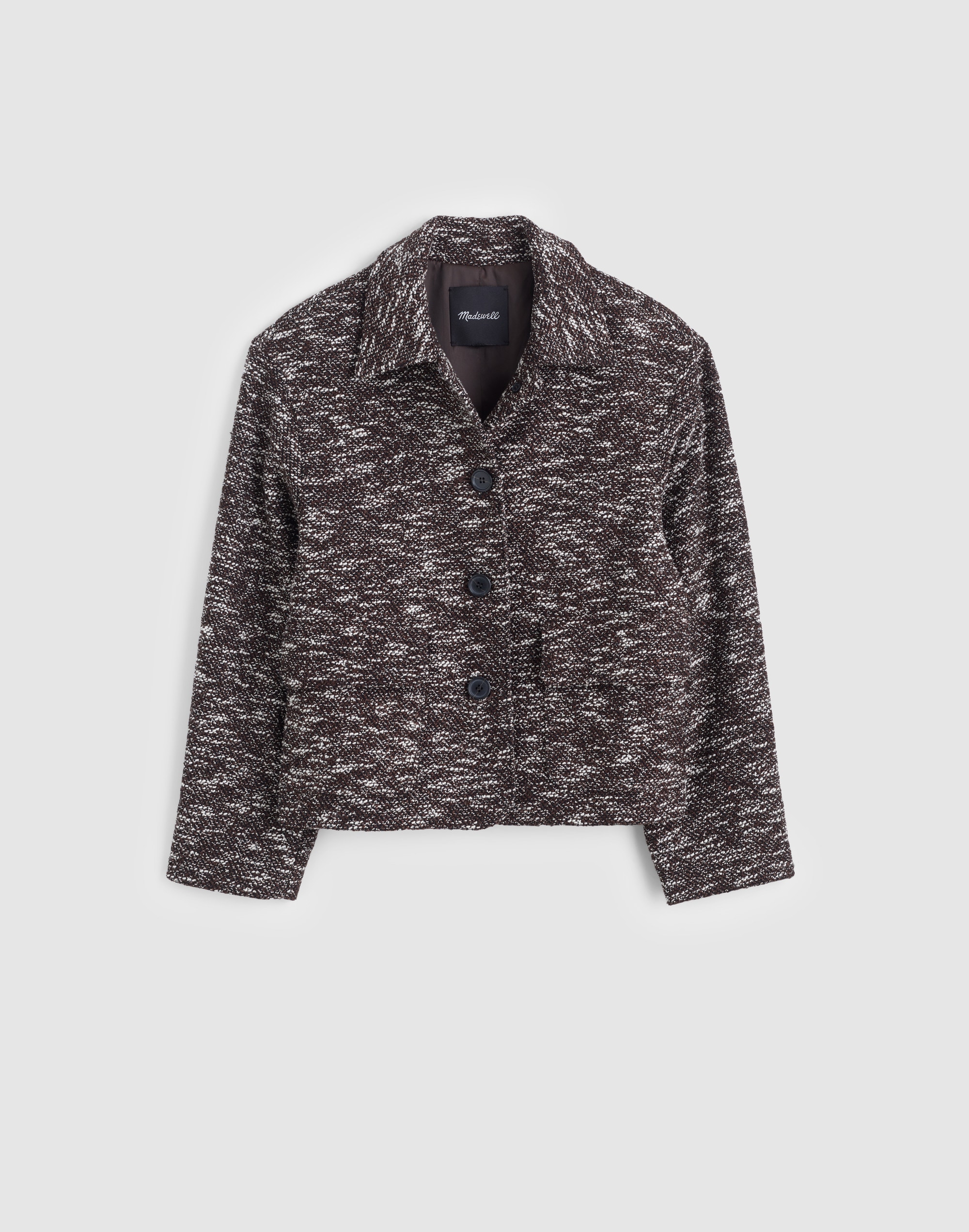 Madewell Cropped Chore Jacket In Multi