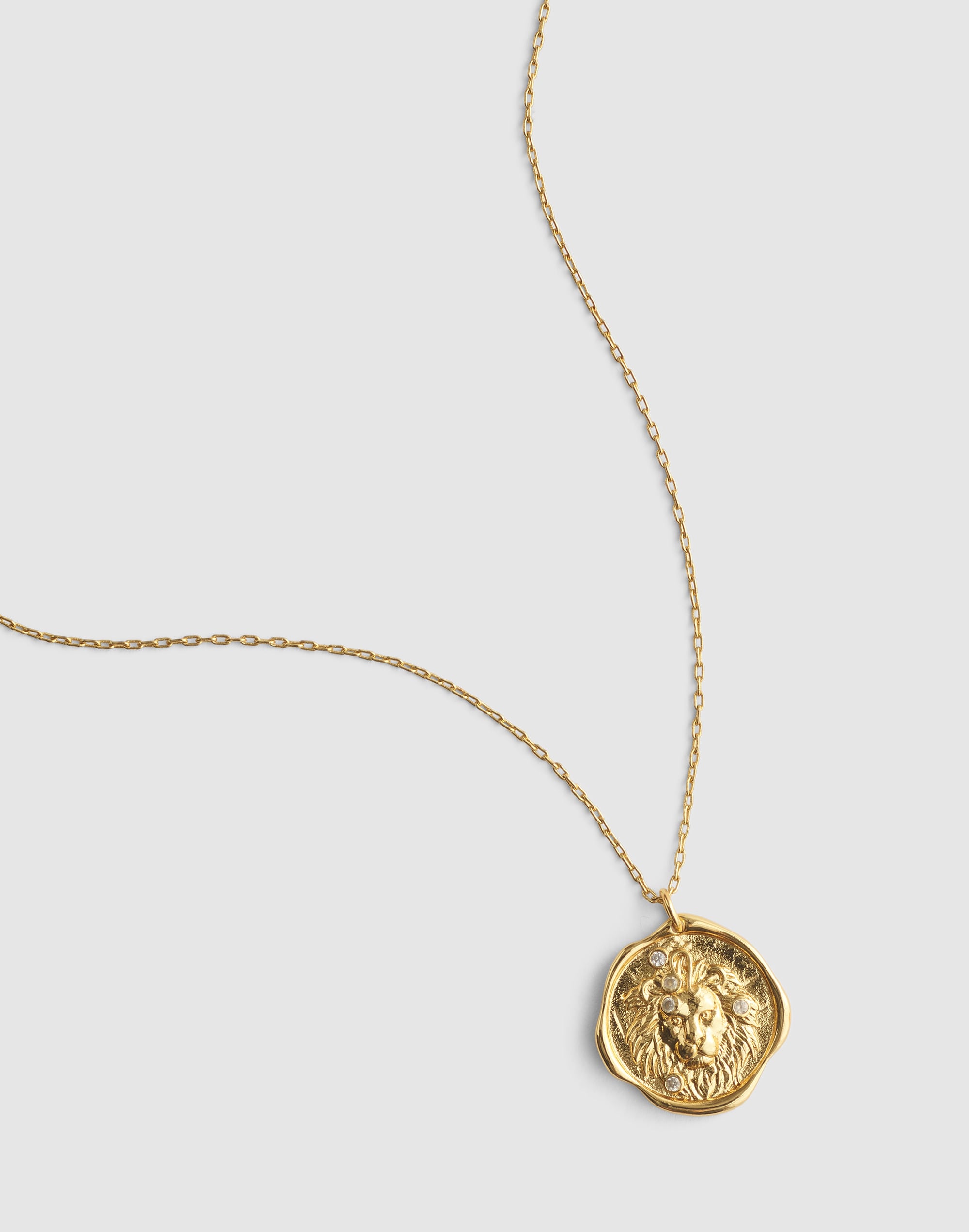 Madewell Zodiac Pendant Necklace In Gold