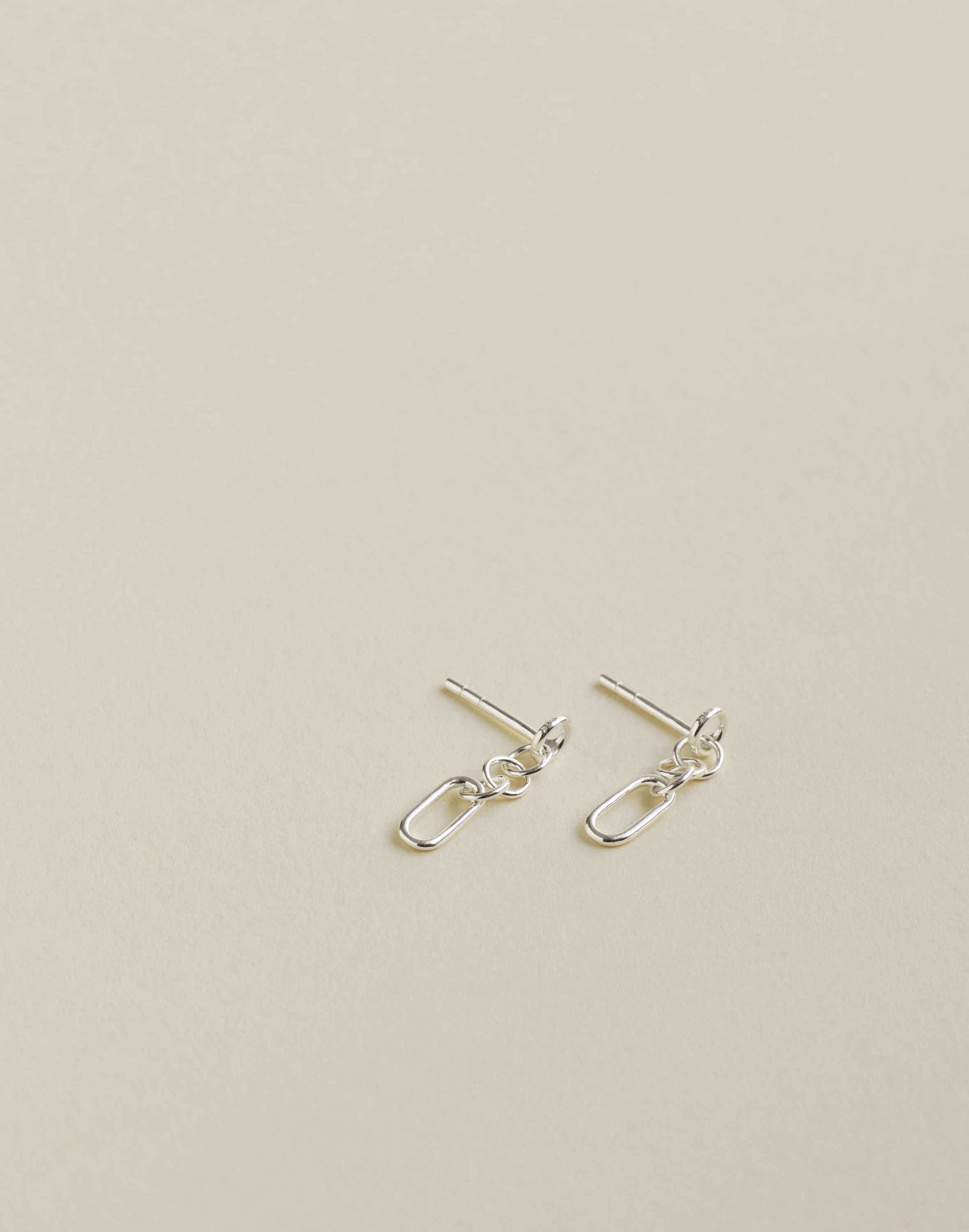 Madewell Demi-fine Chain-link Drop Earrings In Silver