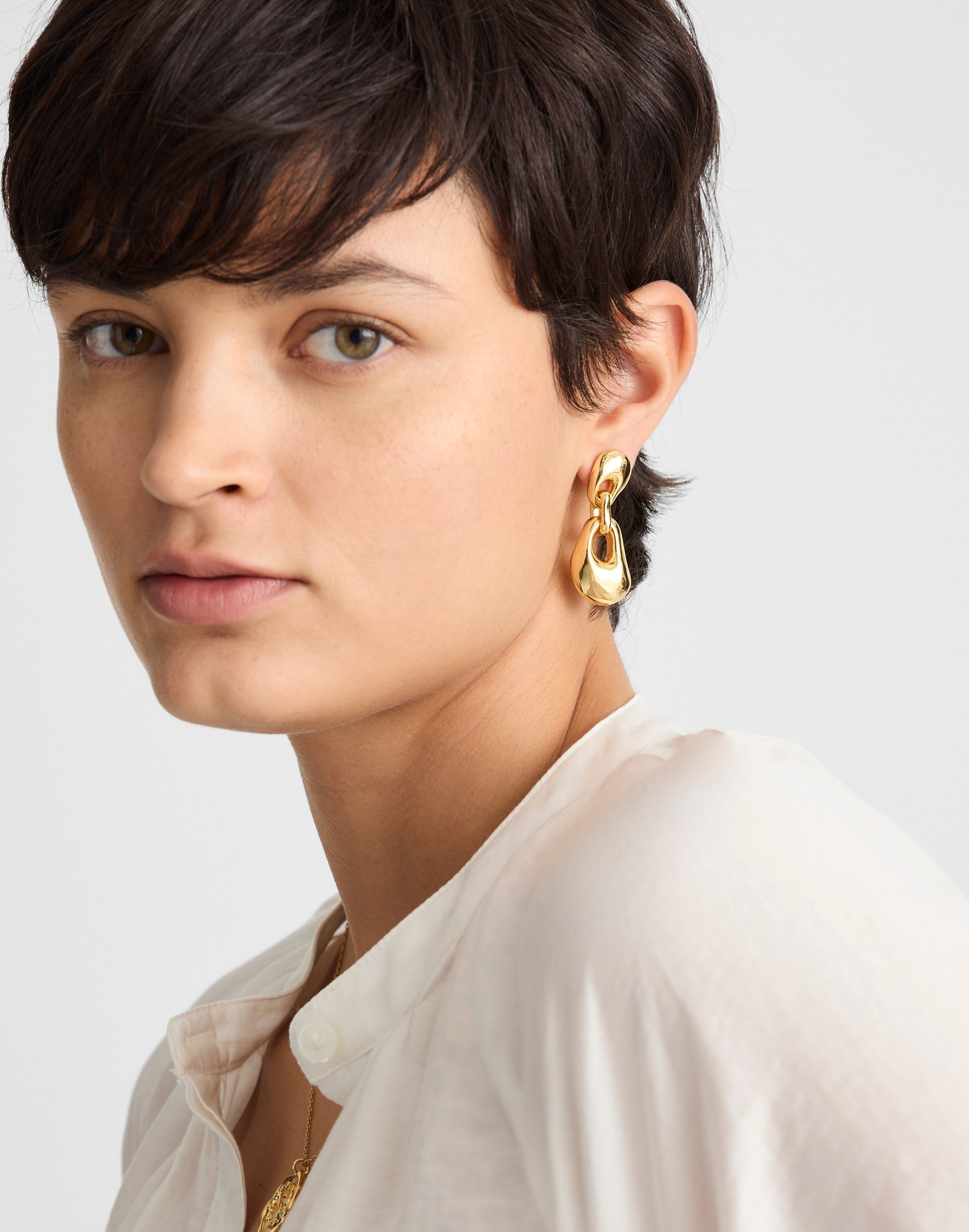 Sculpted Drop Earrings