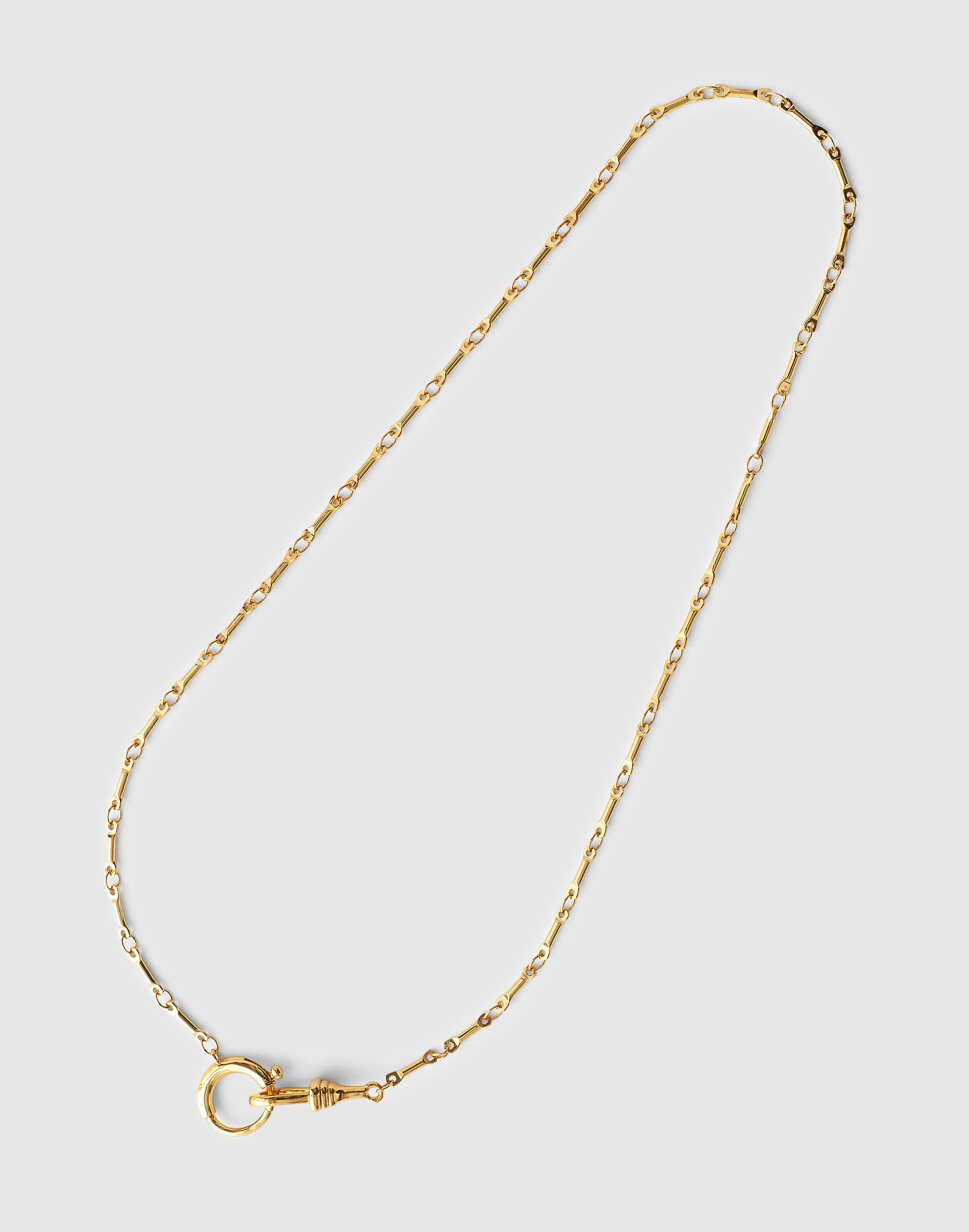 Madewell Bar Link Watch Chain Necklace In Gold