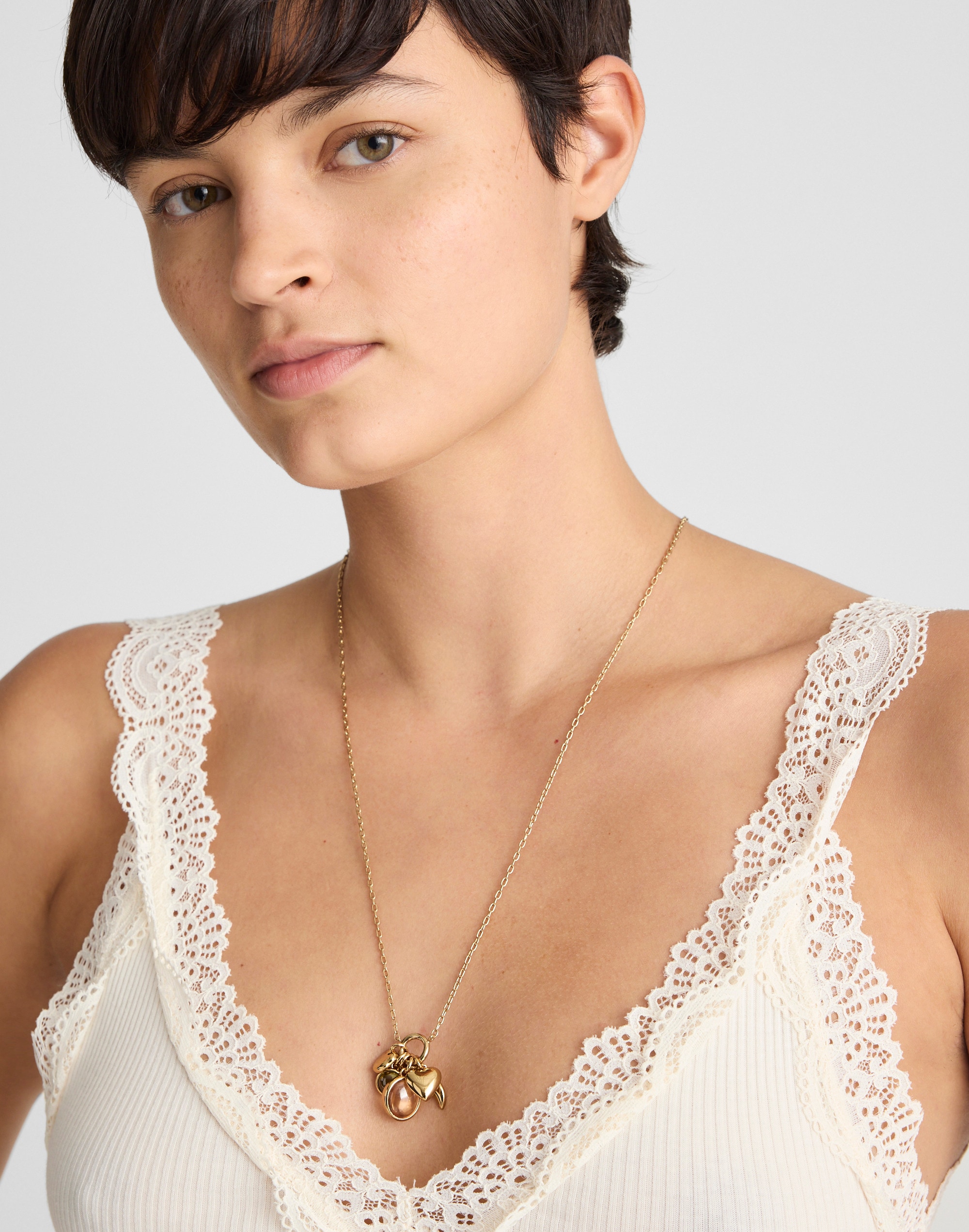 Cluster Charm Necklace Set