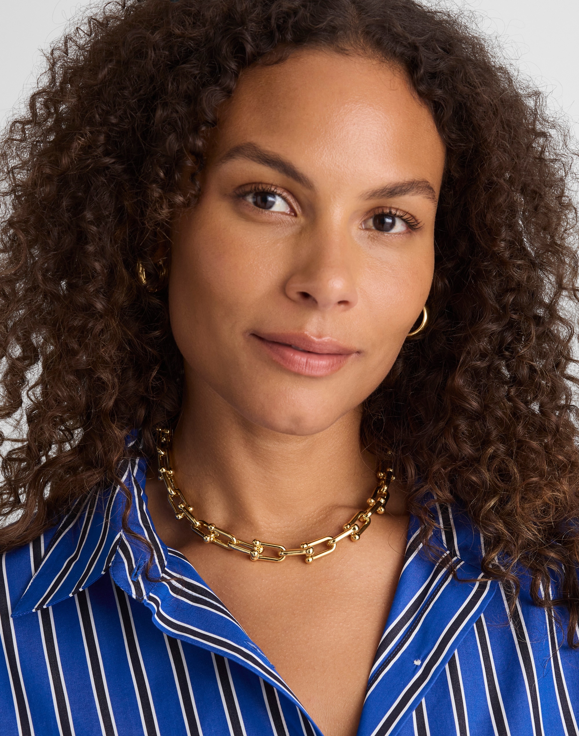 Chunky Large U-Link Chain Necklace