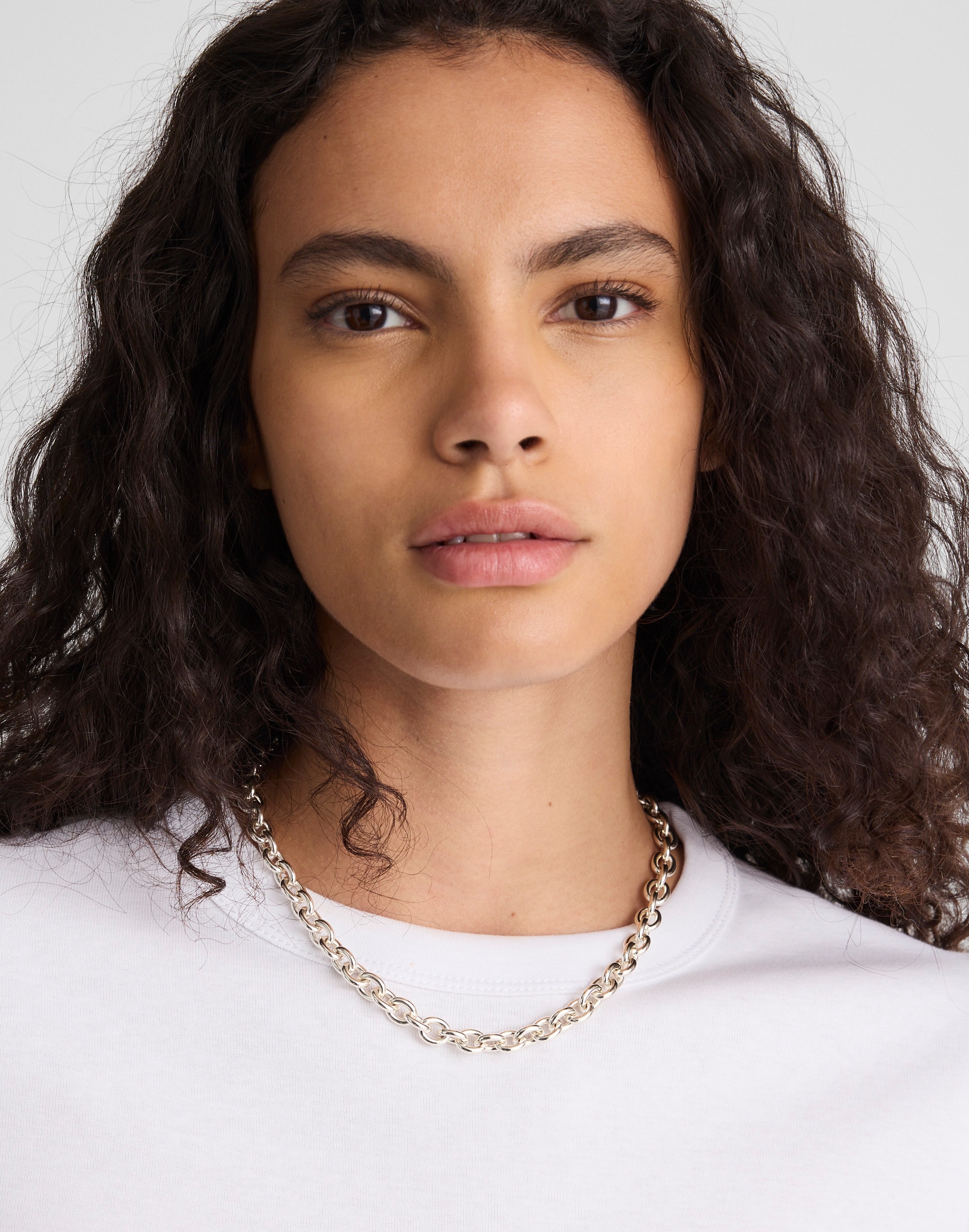 Chunky Oval Chain Necklace