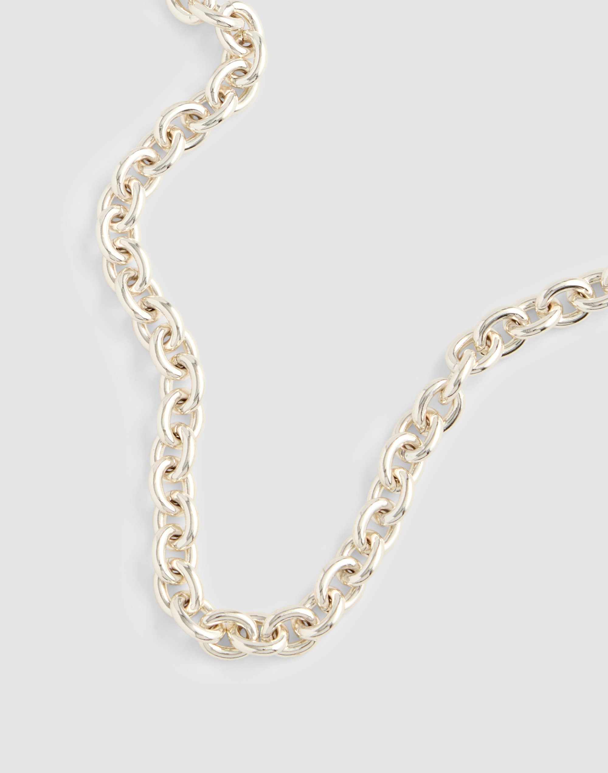 Madewell Chunky Oval Chain Necklace In Gold