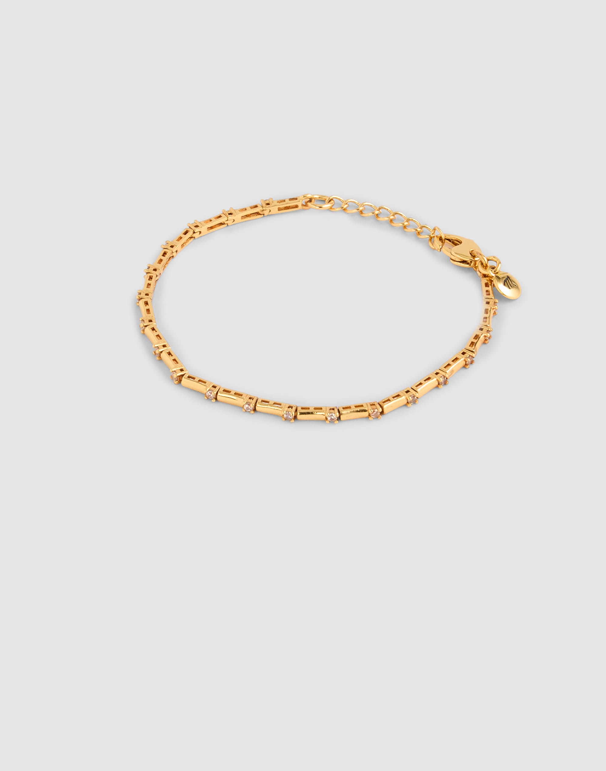 Madewell Bar Chain Tennis Bracelet In Gold