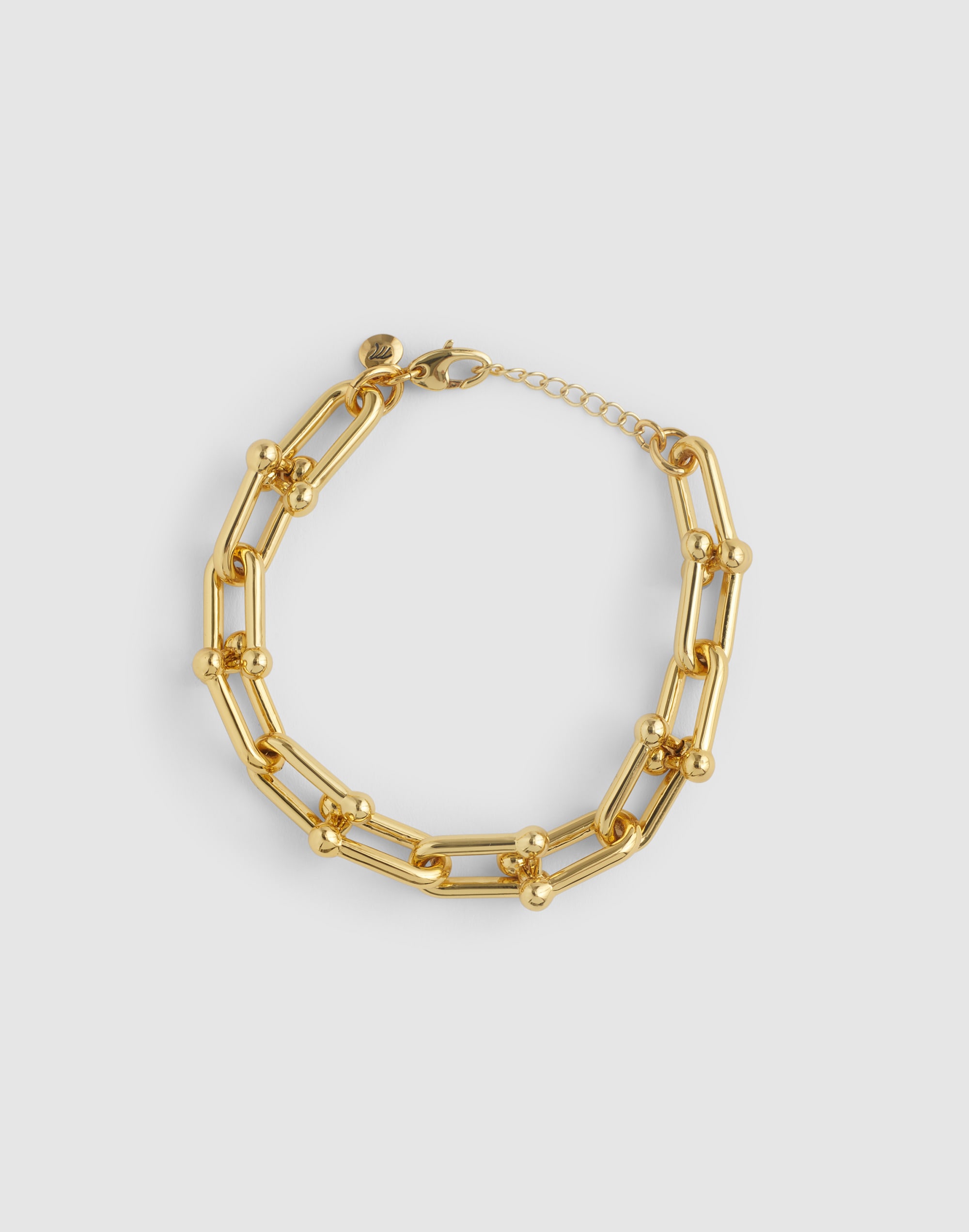Madewell Chunky U-link Chain Bracelet In Gold