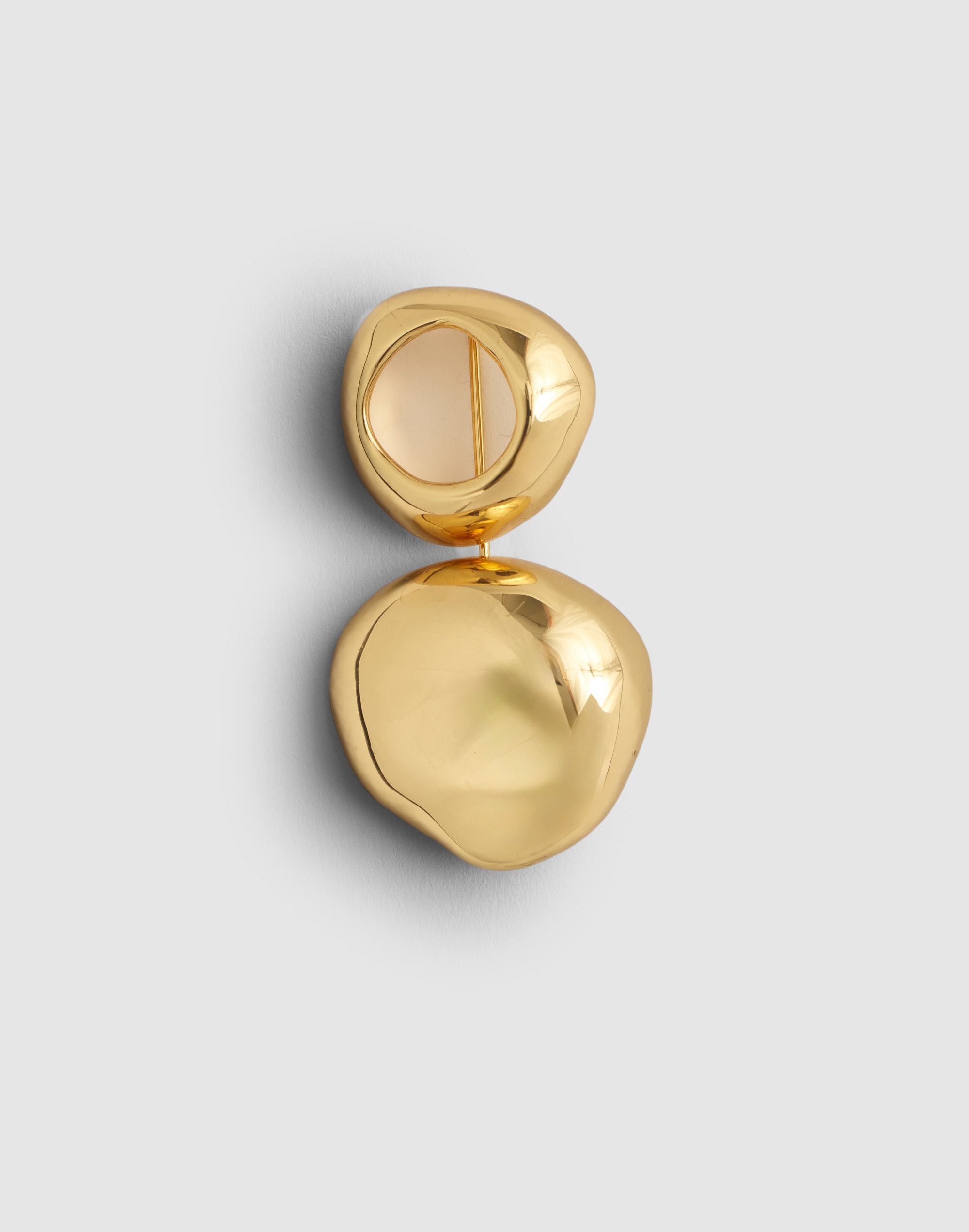 Sculpted Cutout Brooch