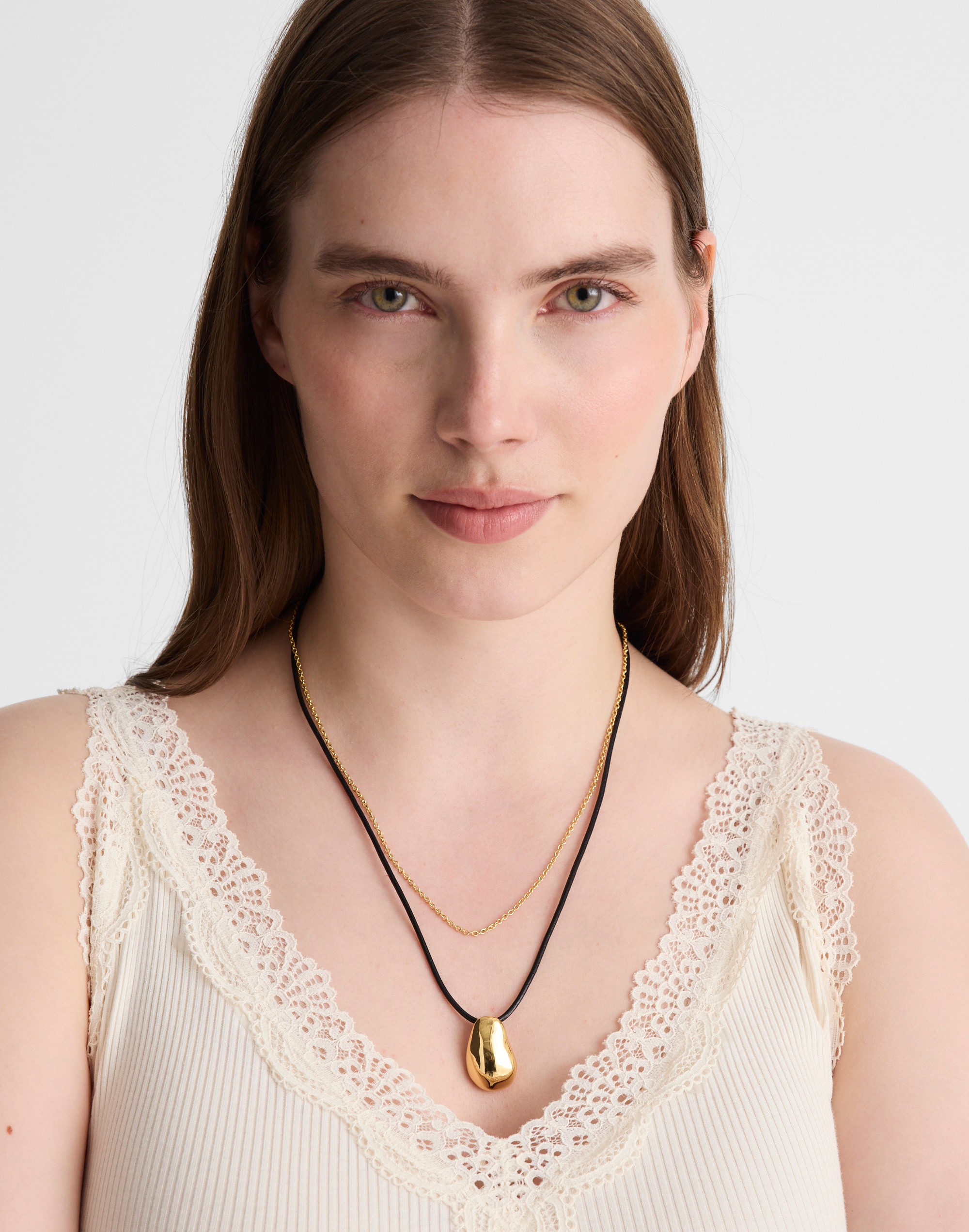 The Elevated Collection Droplet Pendant Necklace Set