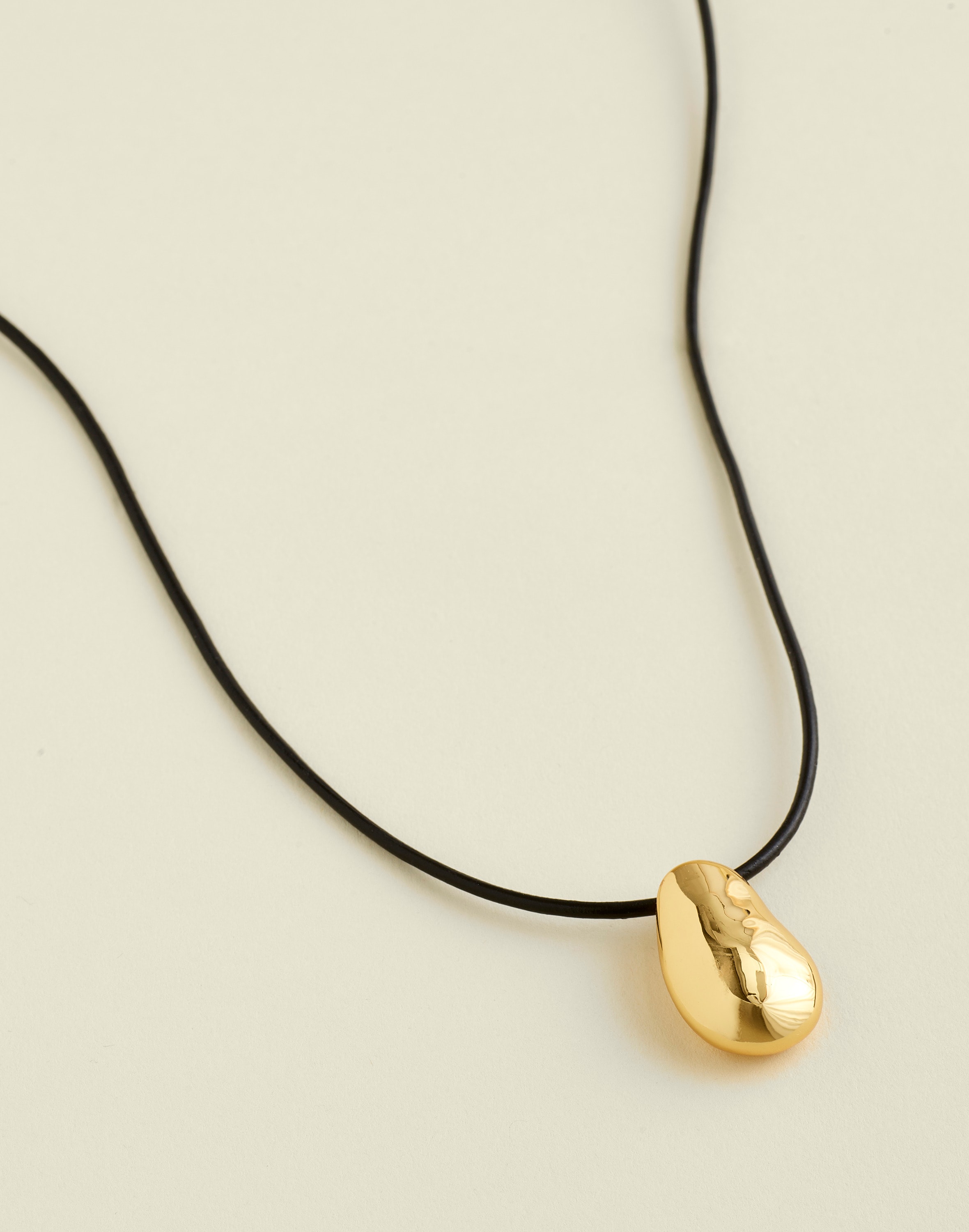 Madewell The Elevated Collection Droplet Pendant Necklace Set In Gold