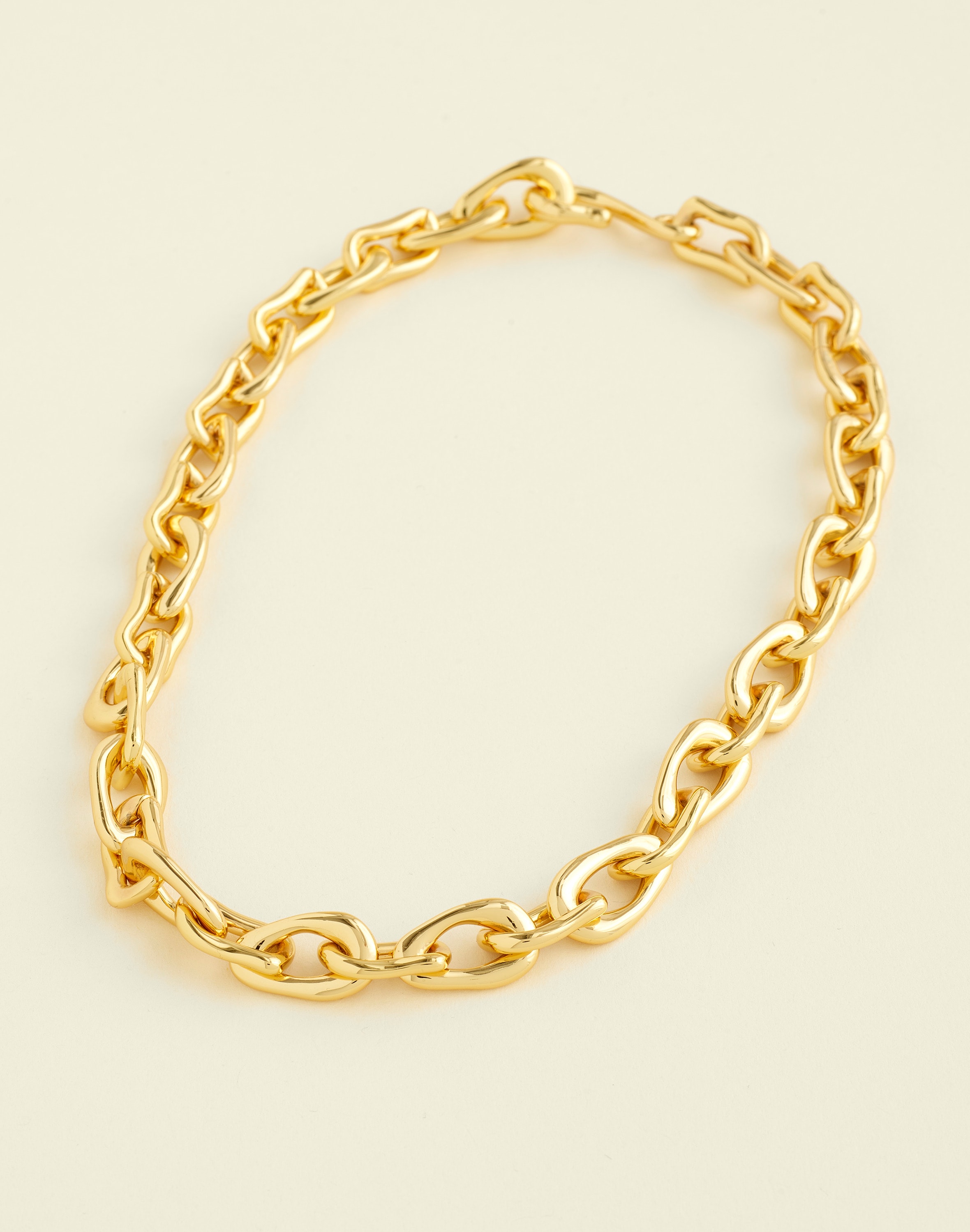 The Elevated Collection Sculpted Chunky Chain Necklace