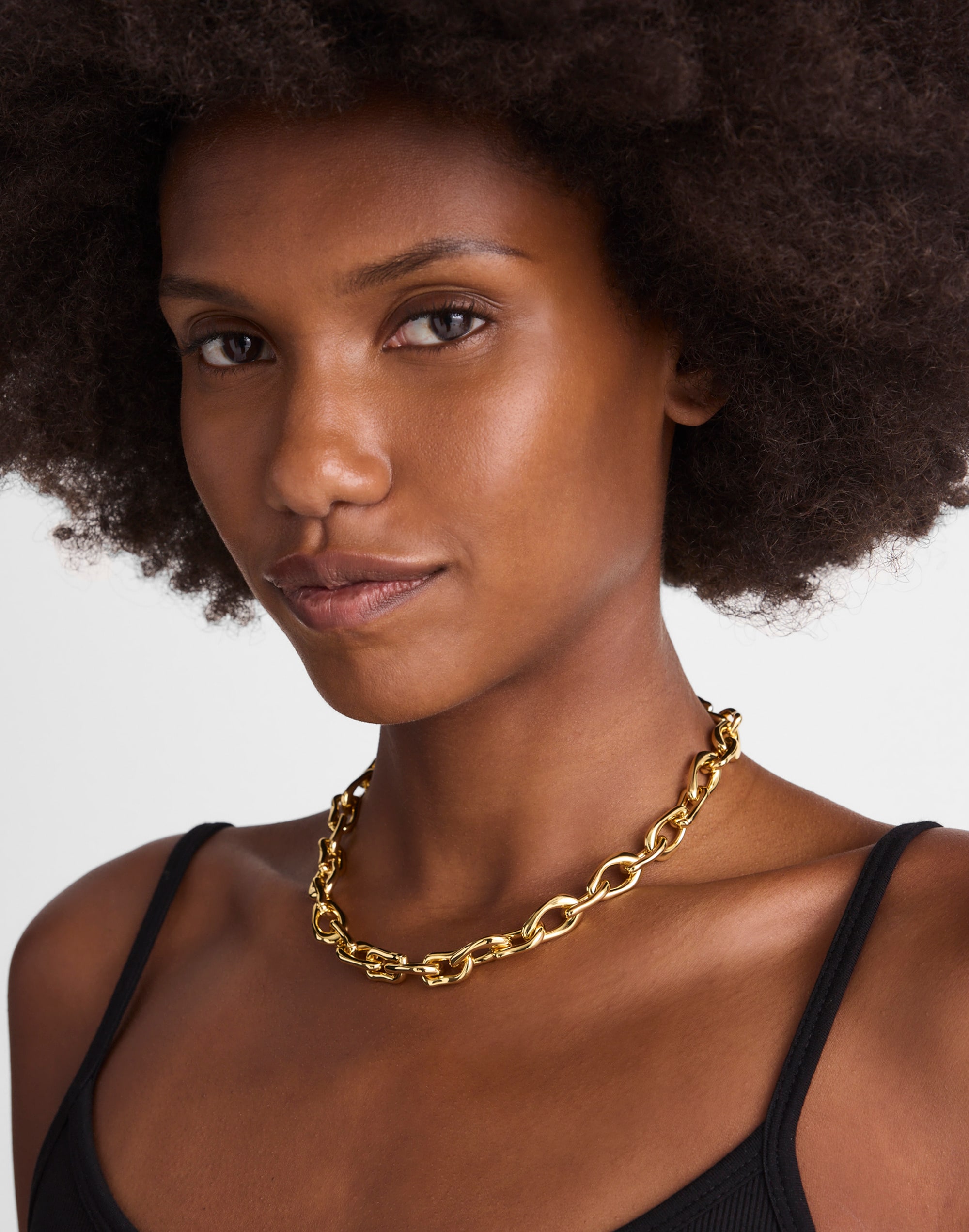 The Elevated Collection Sculpted Chunky Chain Necklace