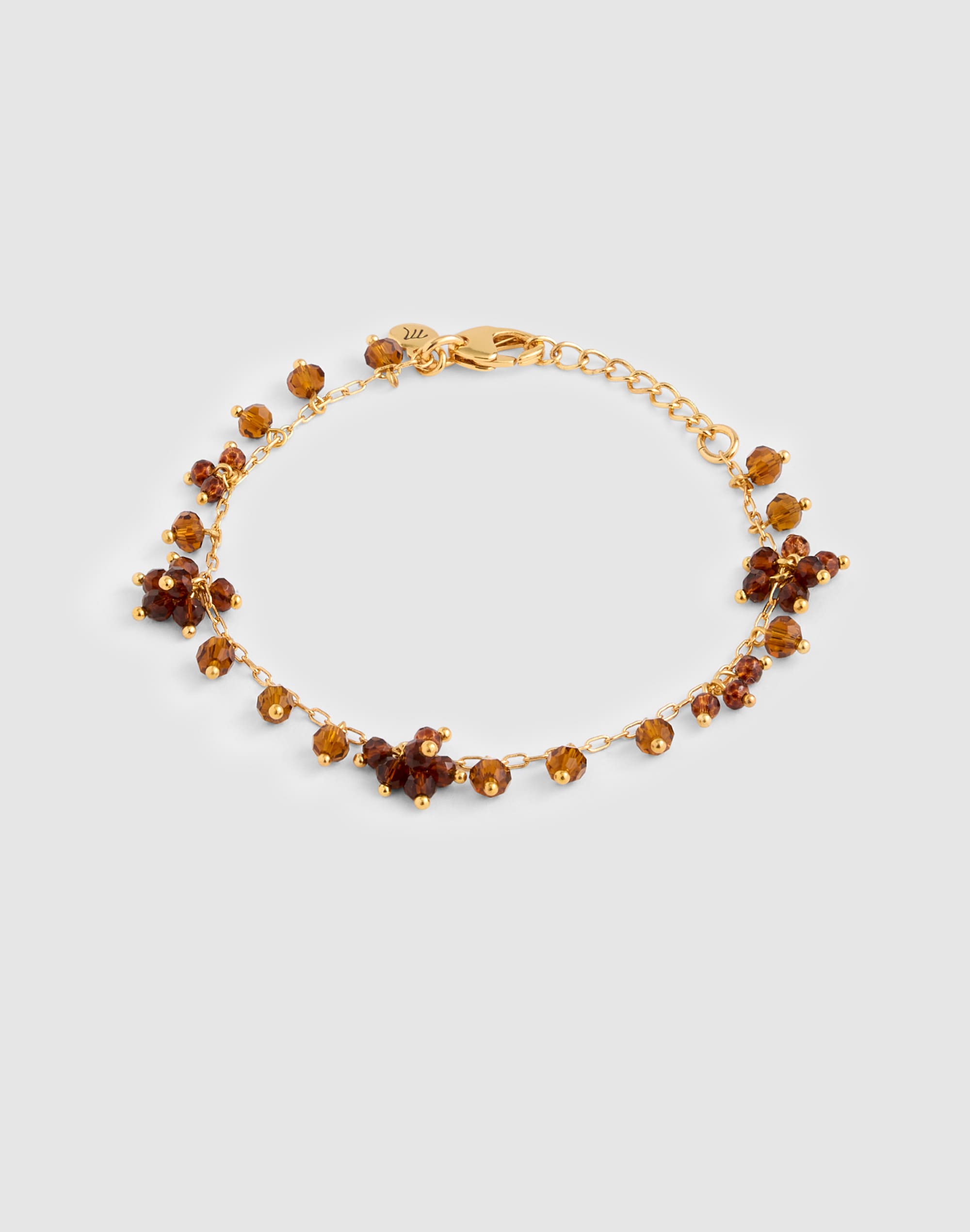 Madewell Beaded Cluster Bracelet In Gold