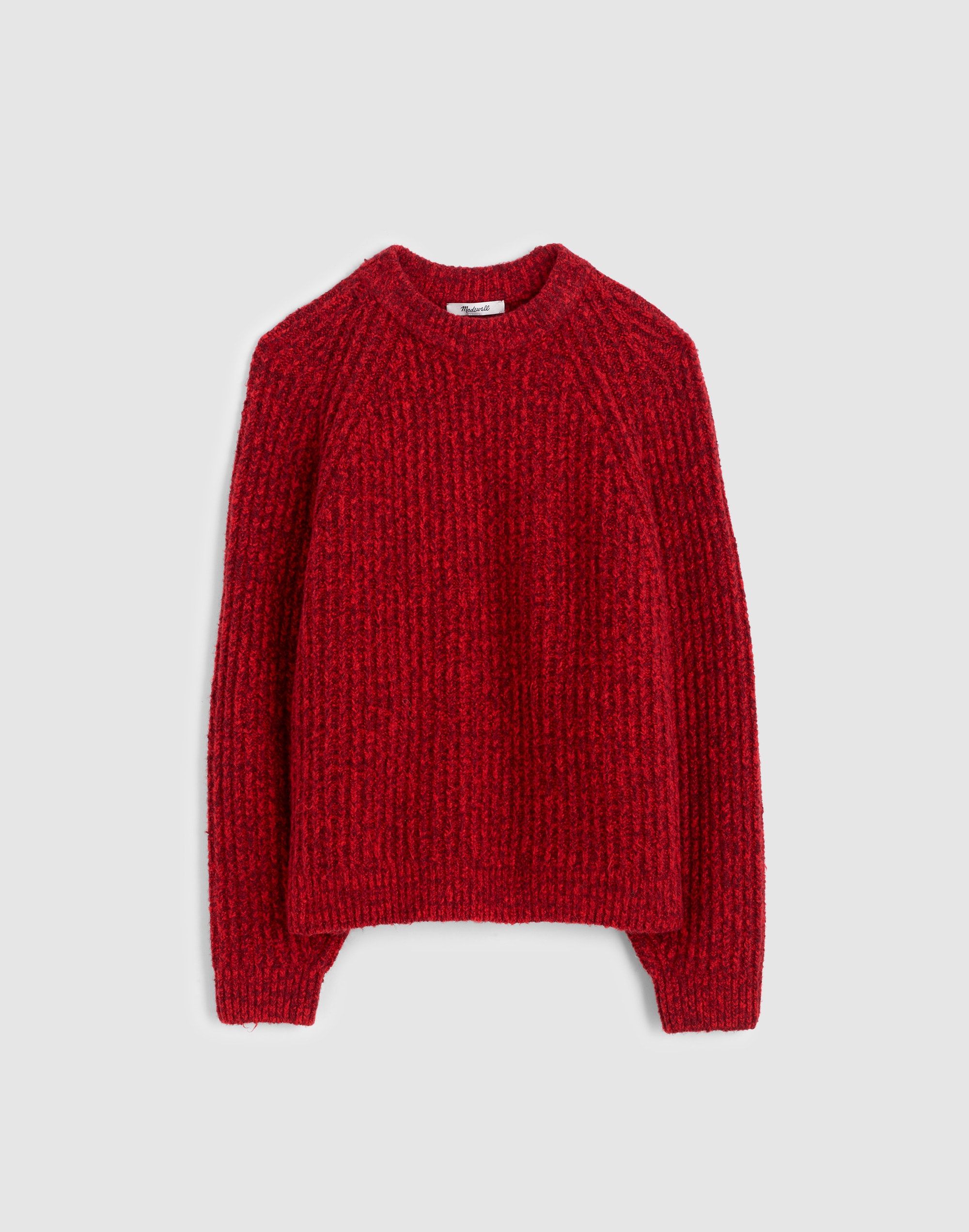 Ribbed Cotton-Blend Sweater
