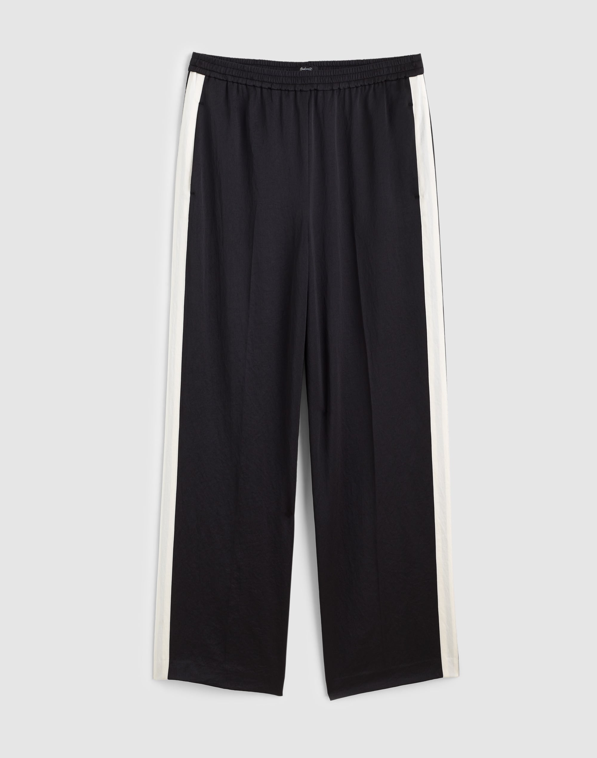 Madewell The Easy Pull-on Track Pant In Black