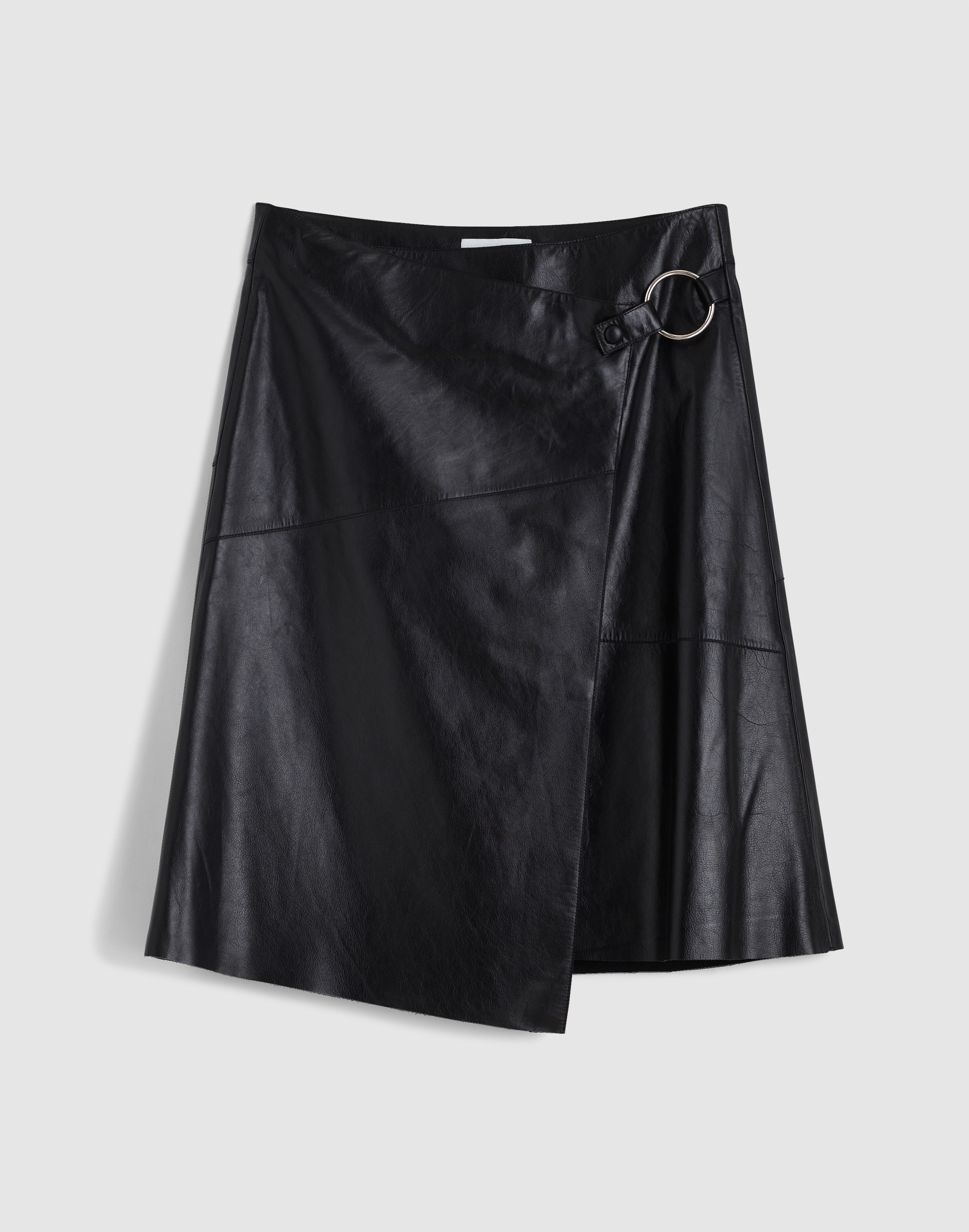 Alexa Chung for Madewell Vivienne Leather Wrap Skirt