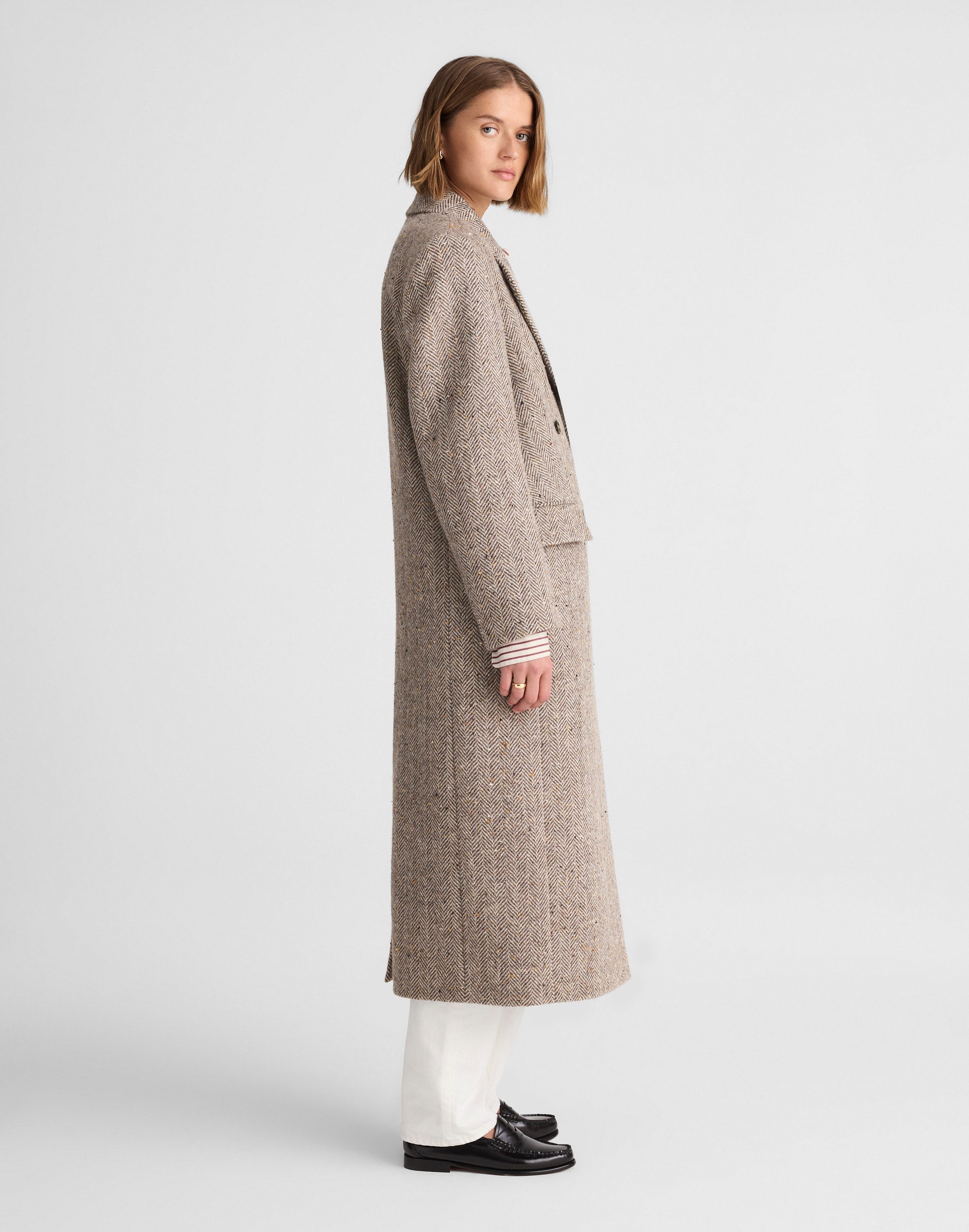 Alexa Chung for Madewell Herringbone Coat
