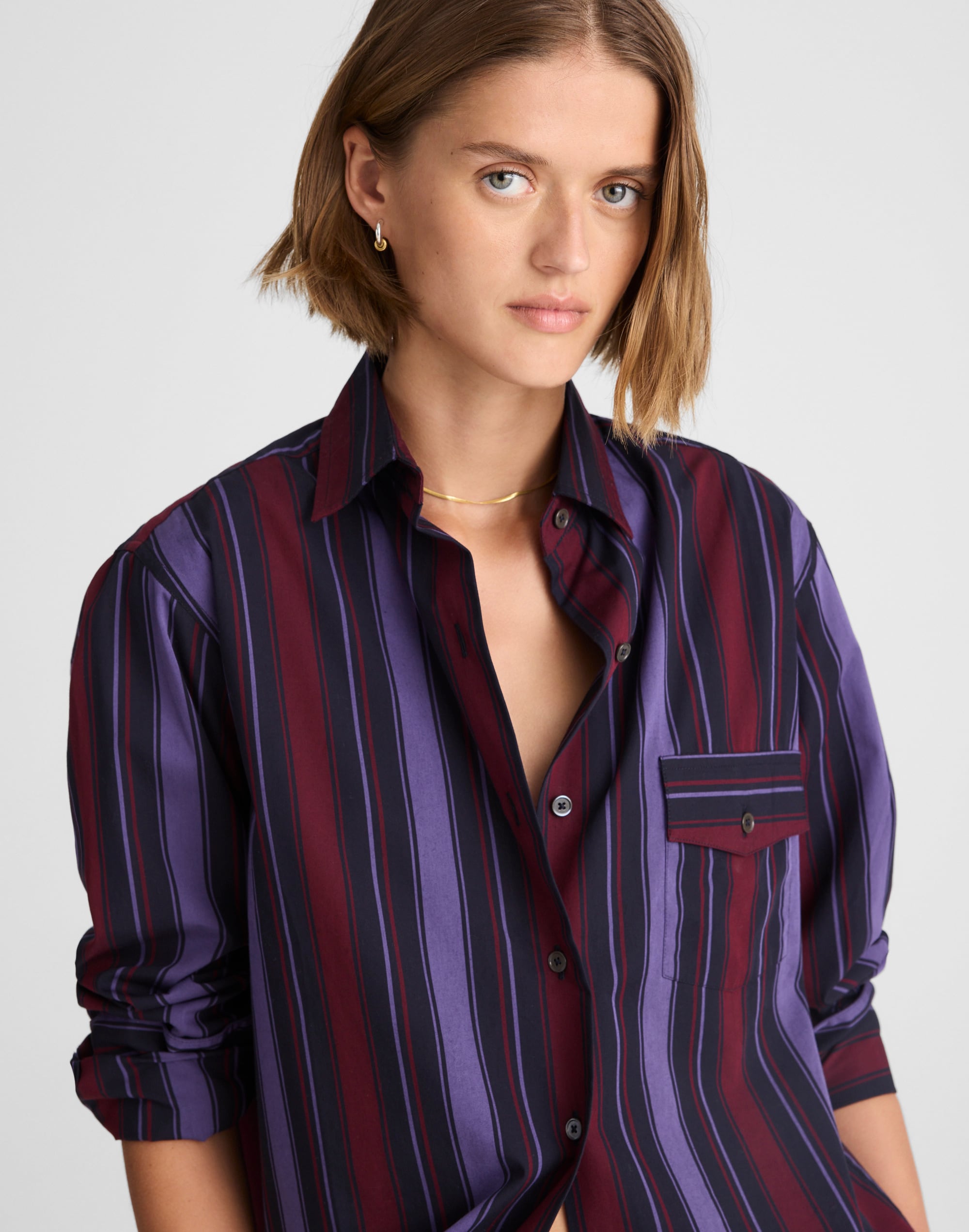 Alexa Chung for Madewell Lou Poplin Shirt