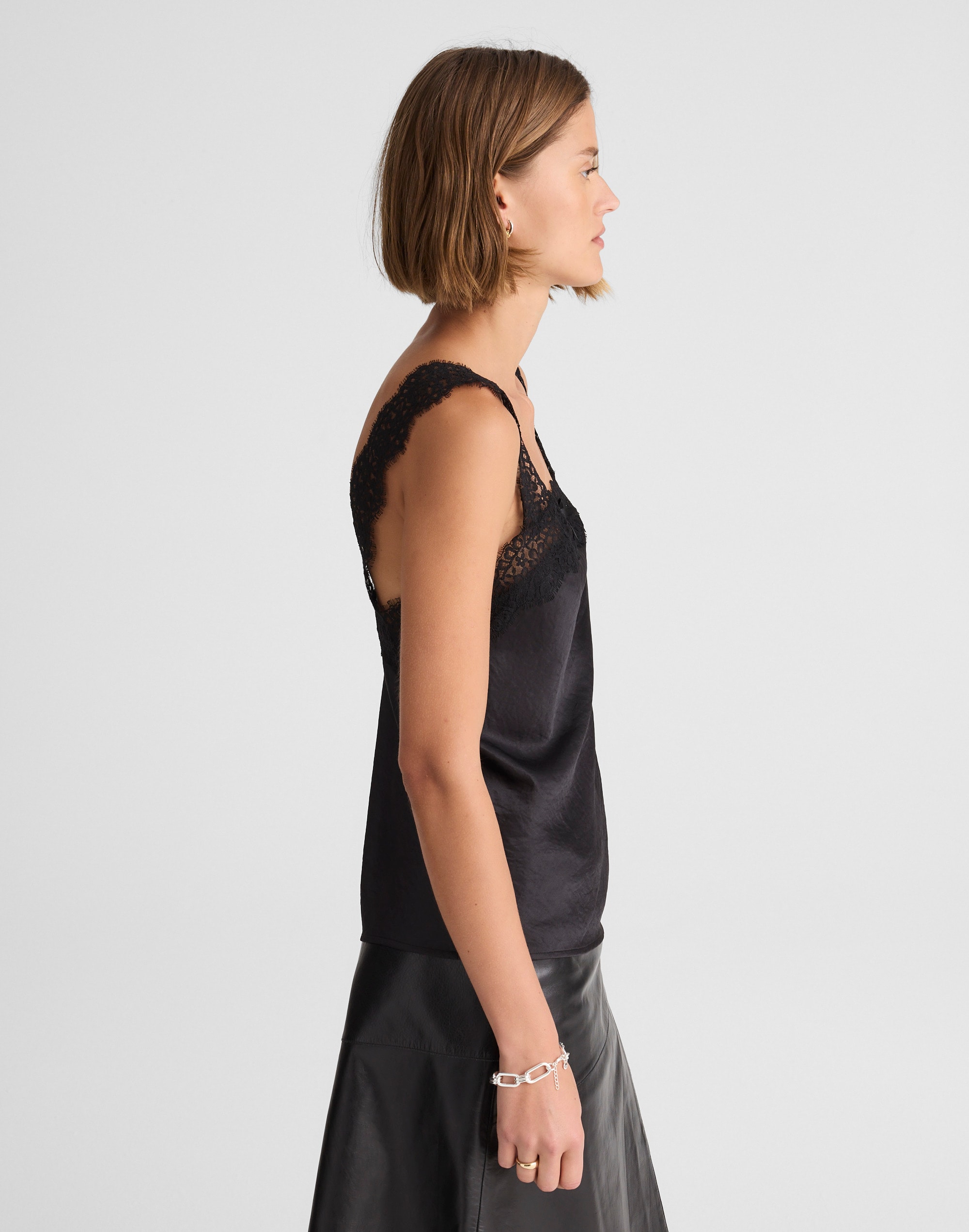 Alexa Chung for Madewell Charlotte Satin Camisole