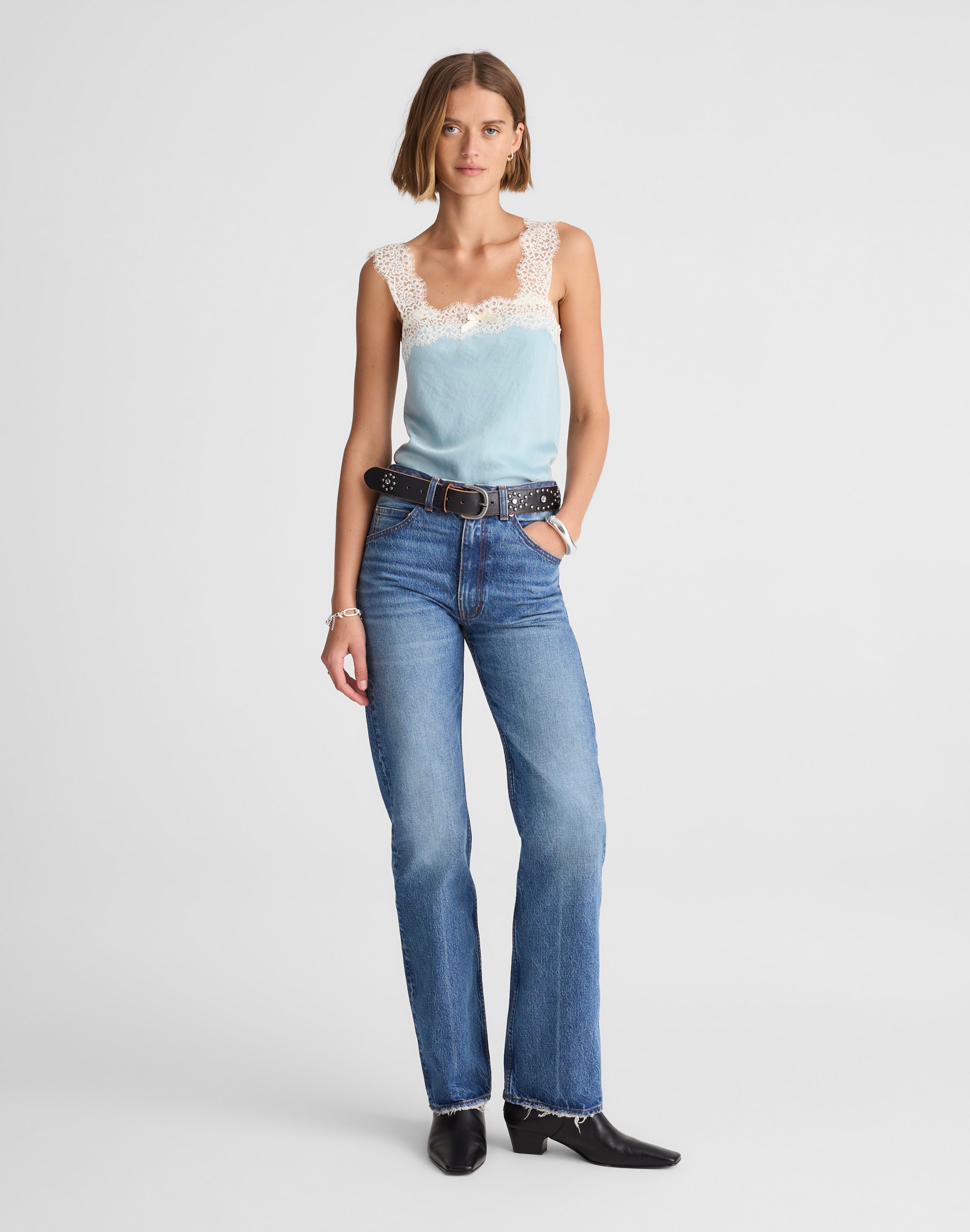 Alexa Chung for Madewell Charlotte Satin Camisole