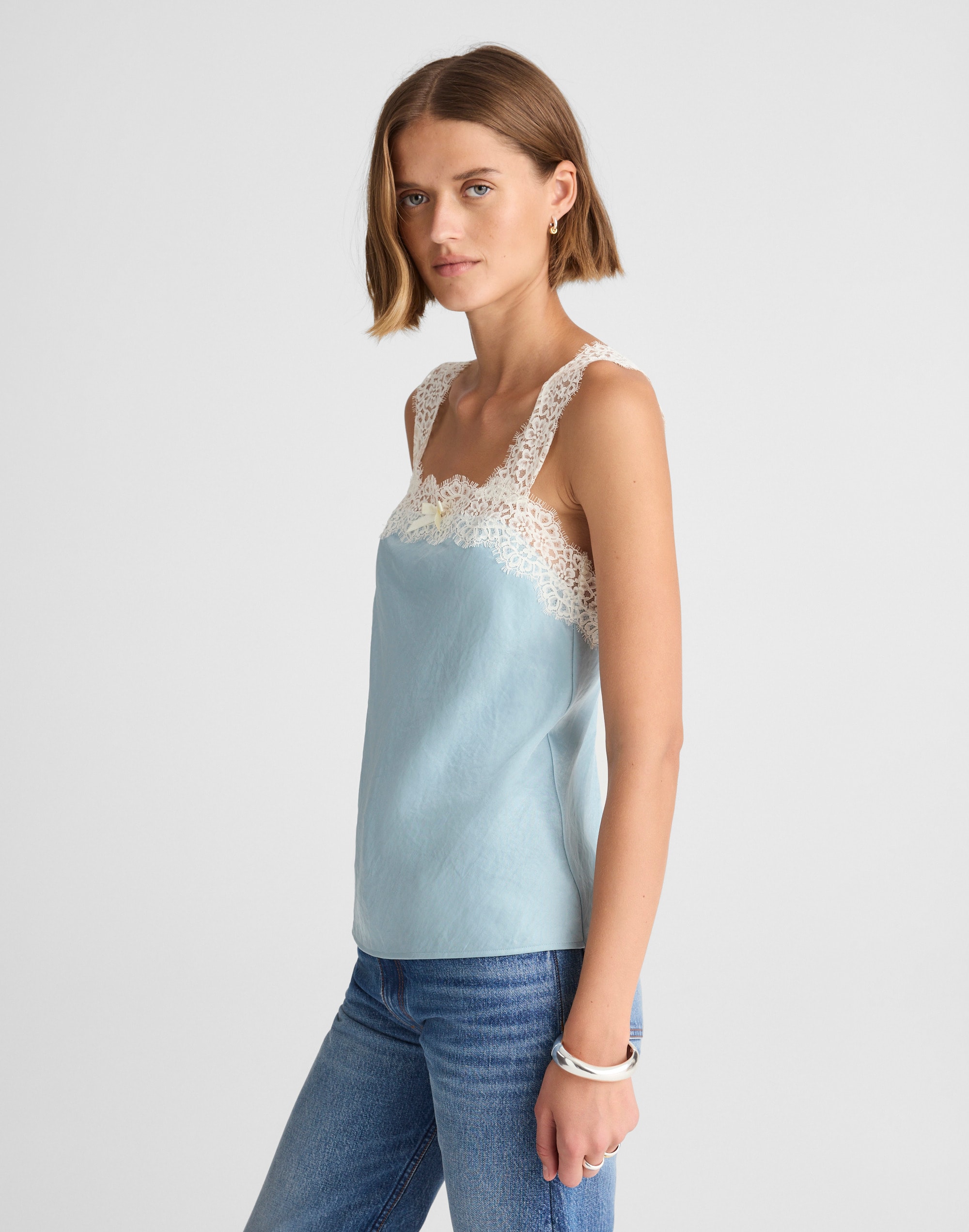 Alexa Chung for Madewell Charlotte Satin Camisole