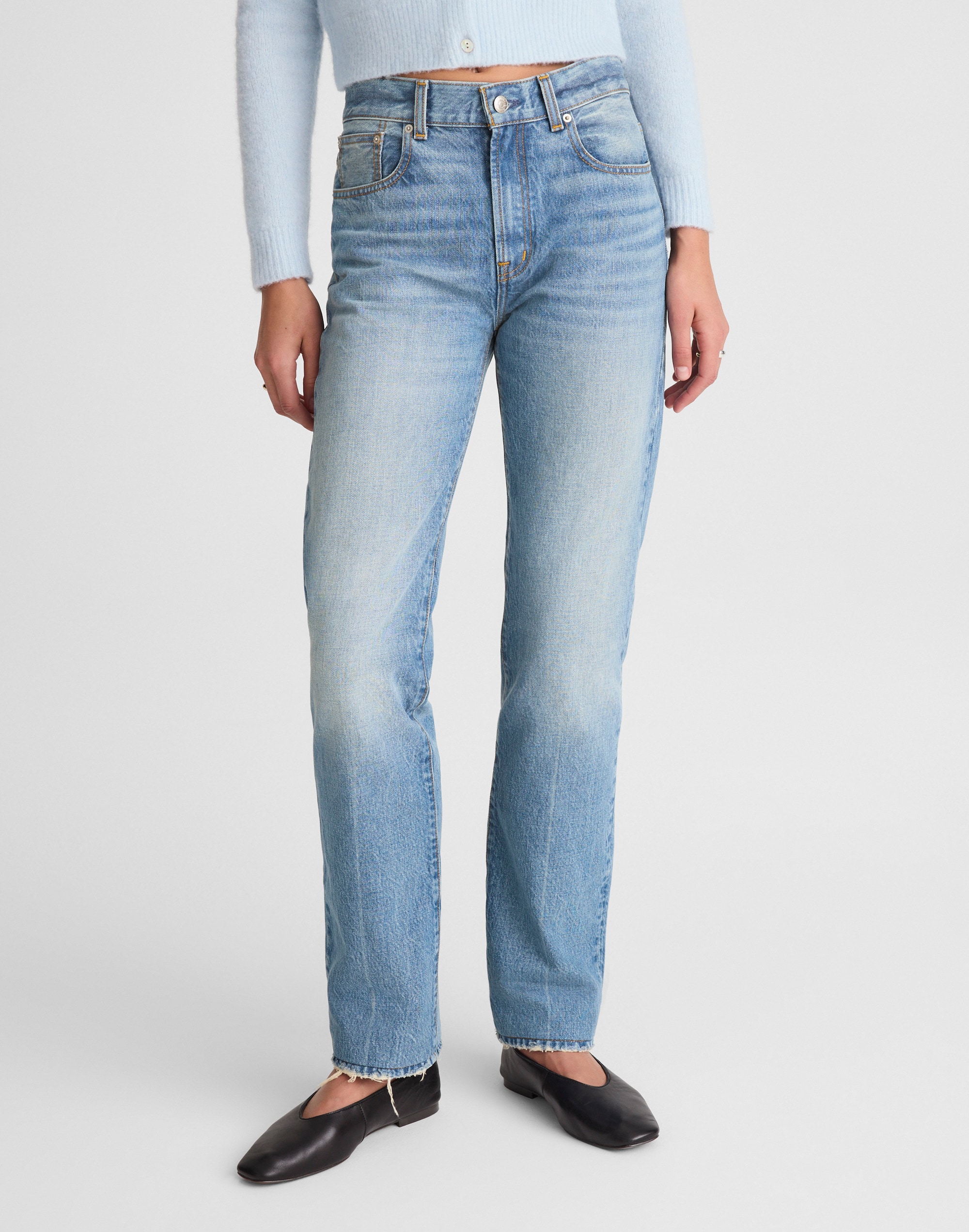 Alexa Chung for Madewell Franny Straight Jean Oakwick Wash