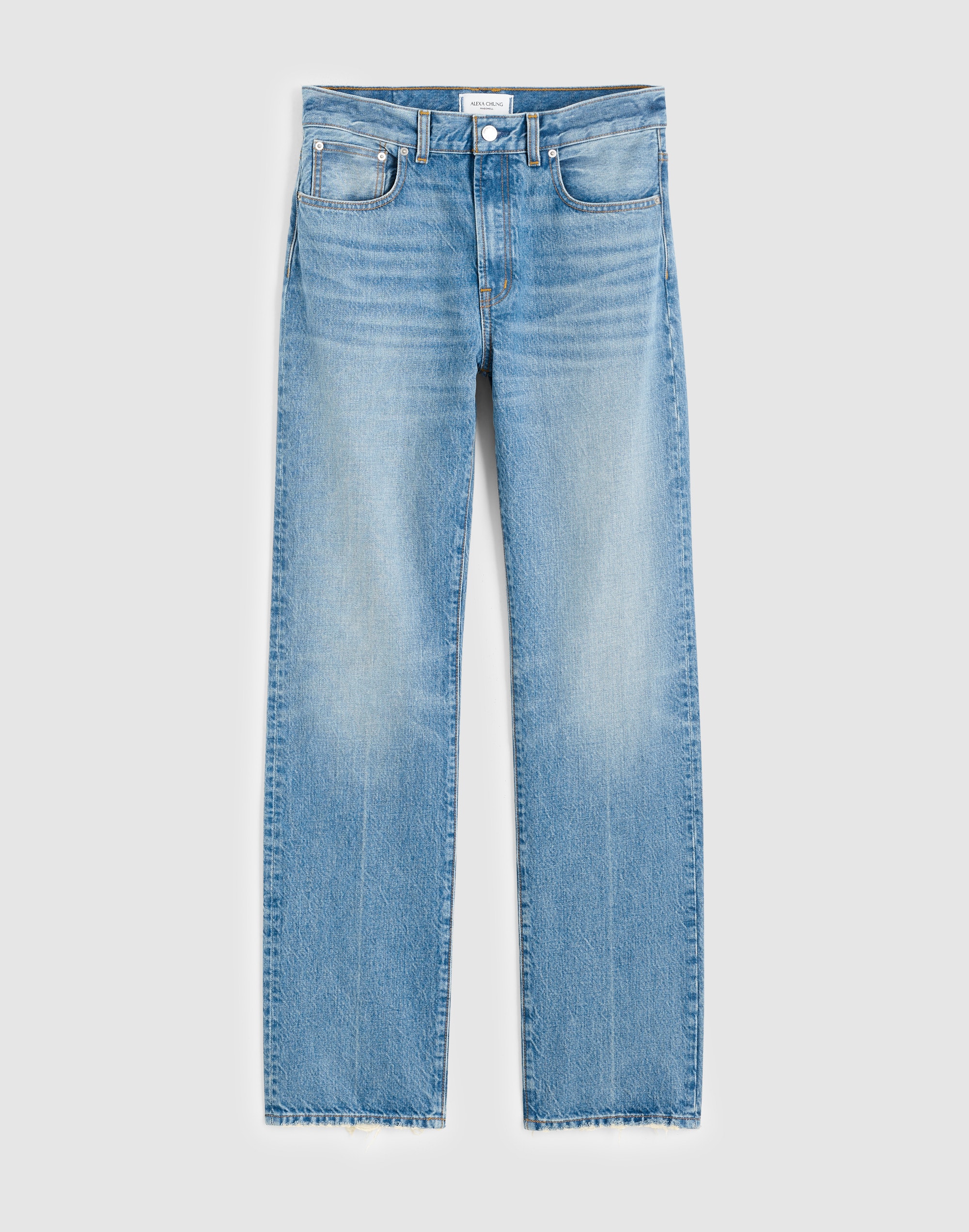 Alexa Chung for Madewell Franny Straight Jean in Oakwick Wash