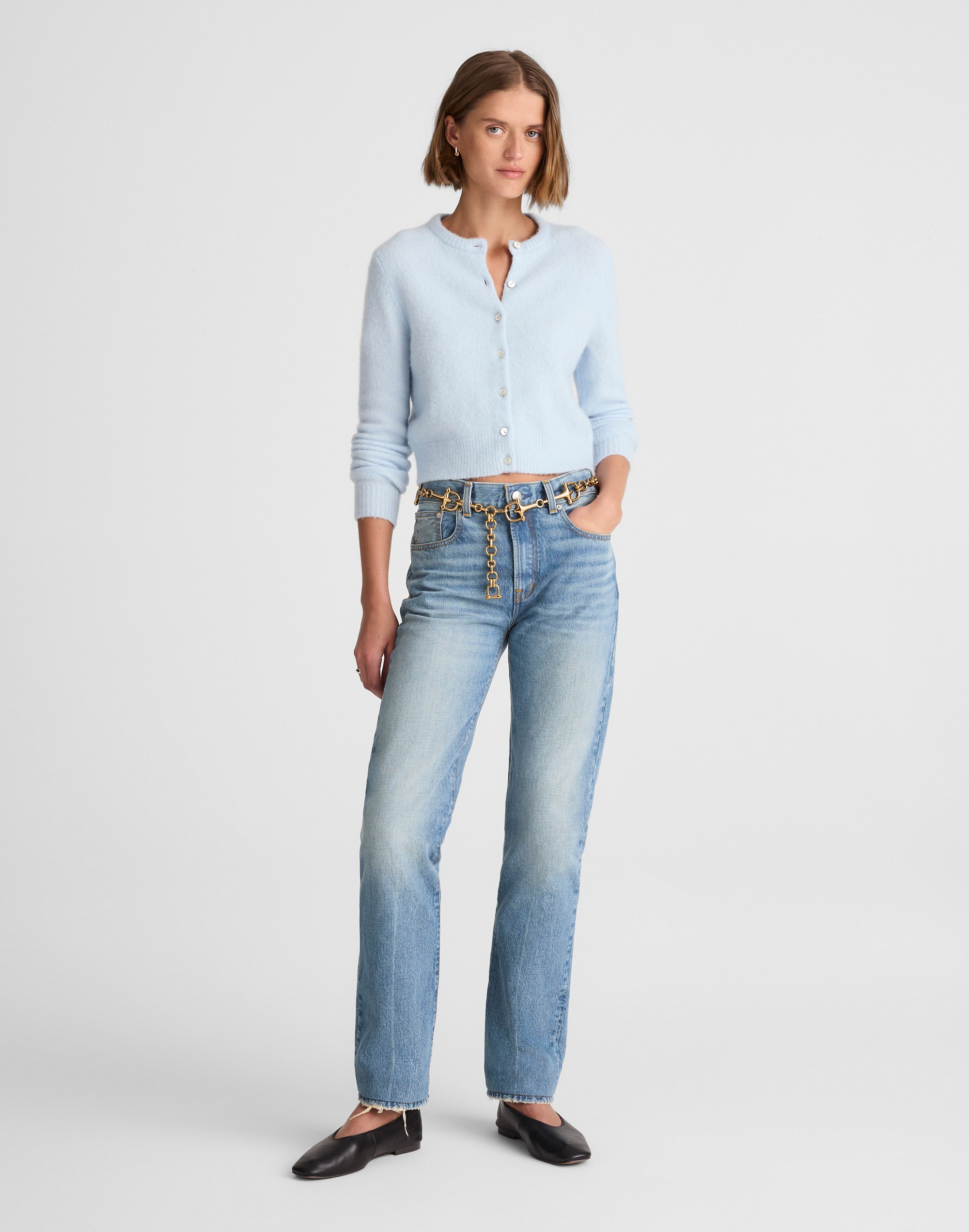 alexa chung for madewell franny straight jean in oakwick wash