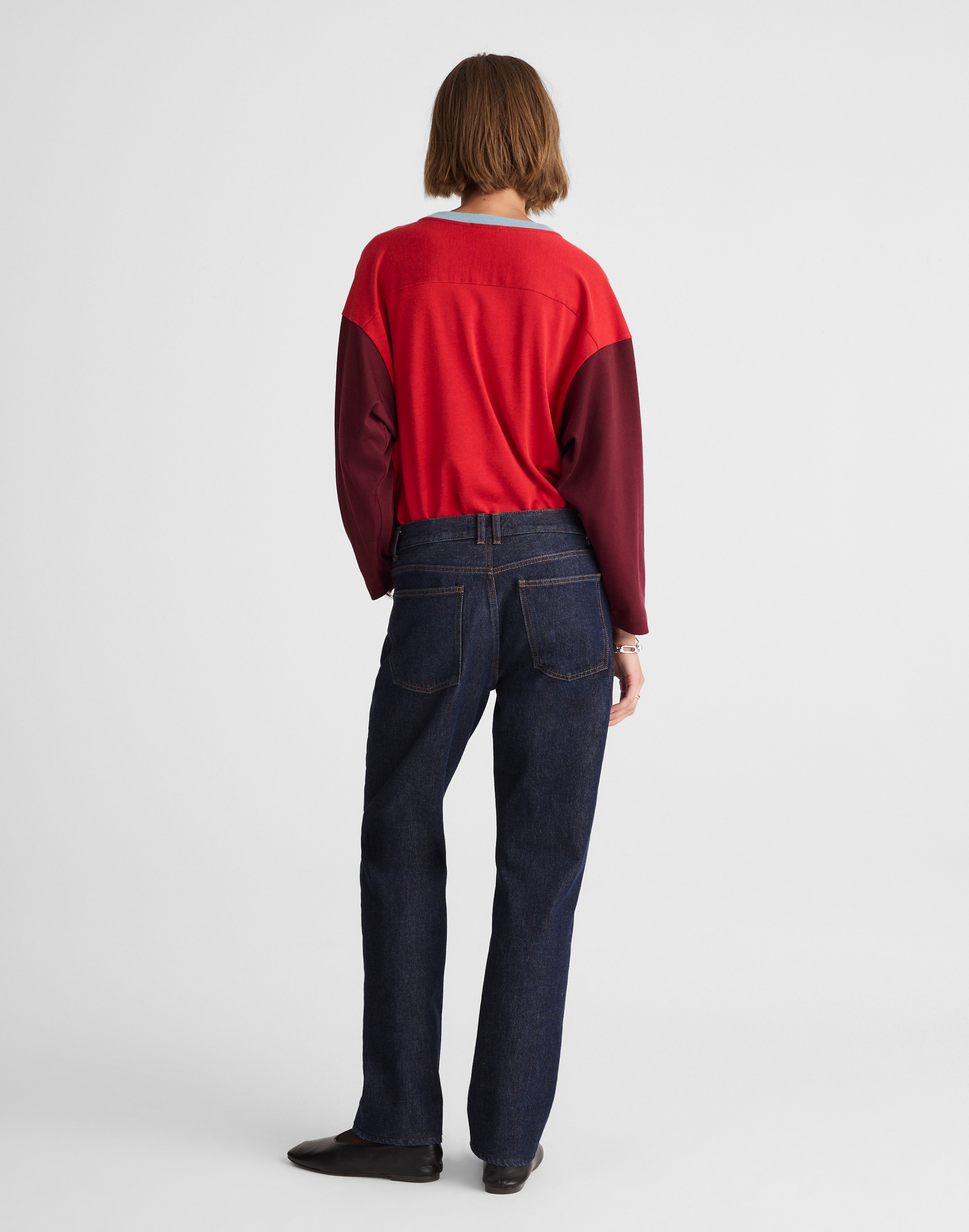 Alexa Chung for Madewell Slim Boyfriend Jean Rinse Wash