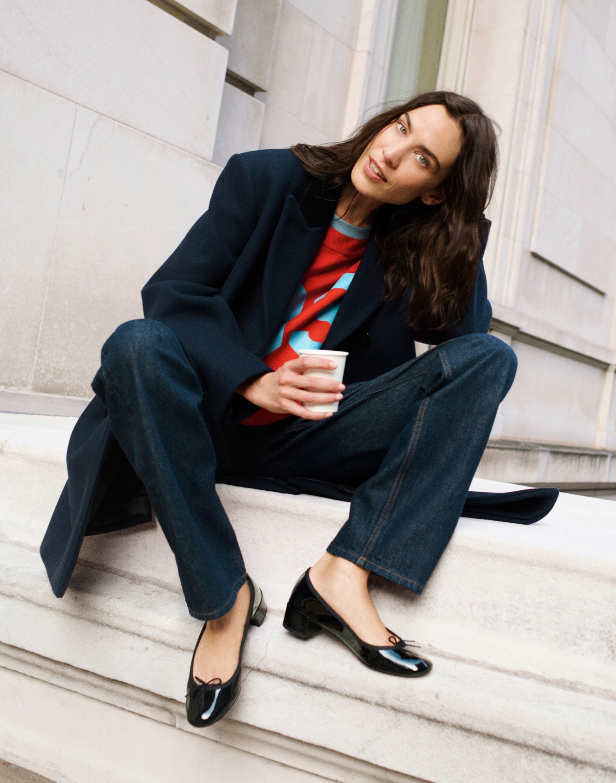 Alexa Chung for Madewell Slim Boyfriend Jean Rinse Wash