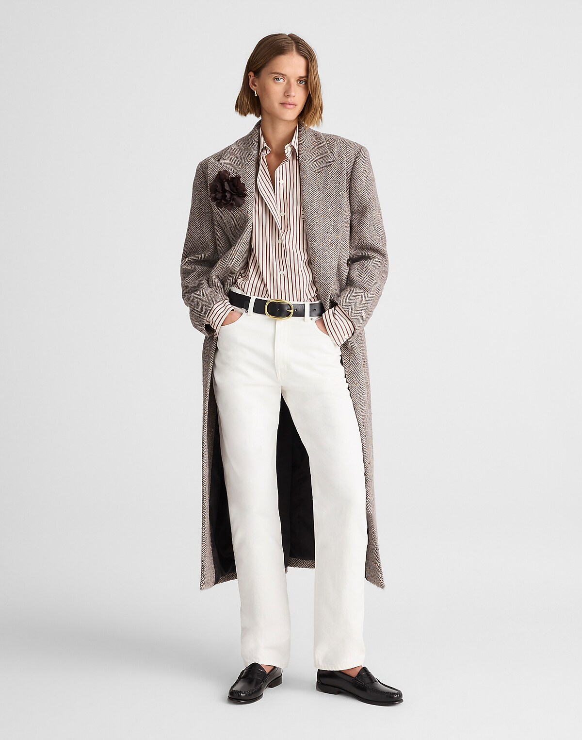 Alexa Chung for Madewell Slim Boyfriend Jean in Tile White