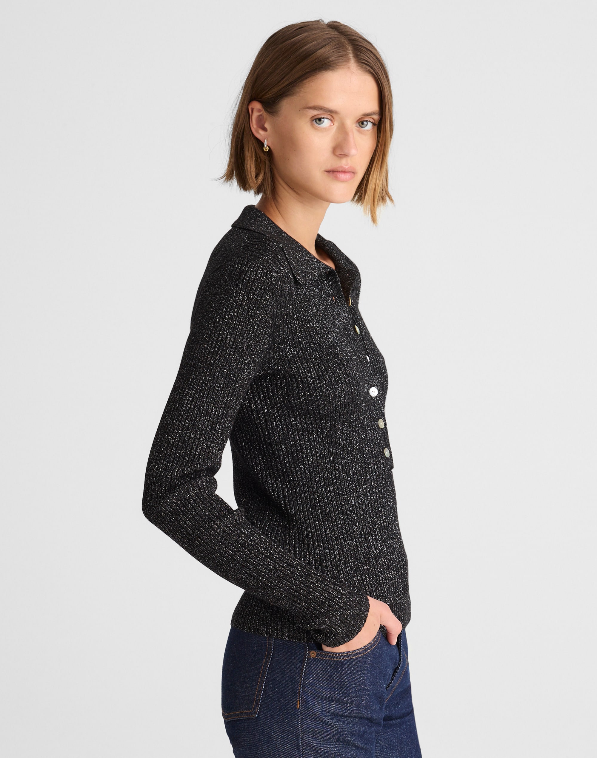 Alexa Chung for Madewell Polly Polo Top