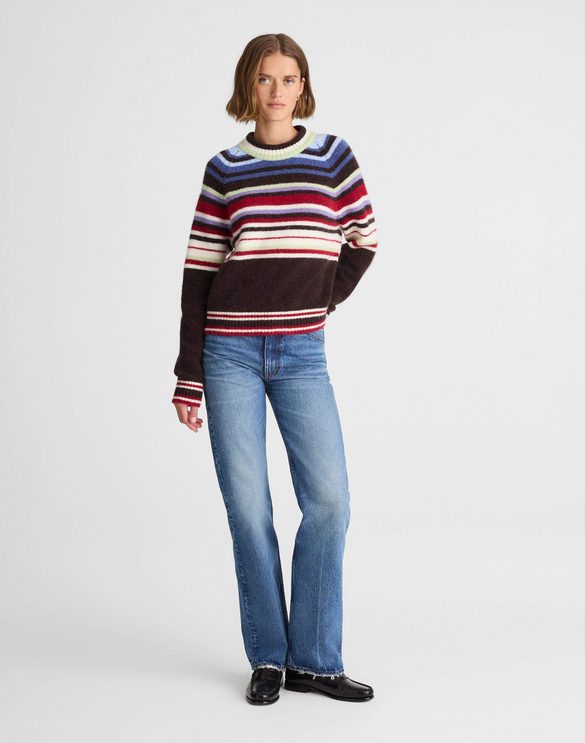 Alexa Chung for Madewell Millie Striped Sweater