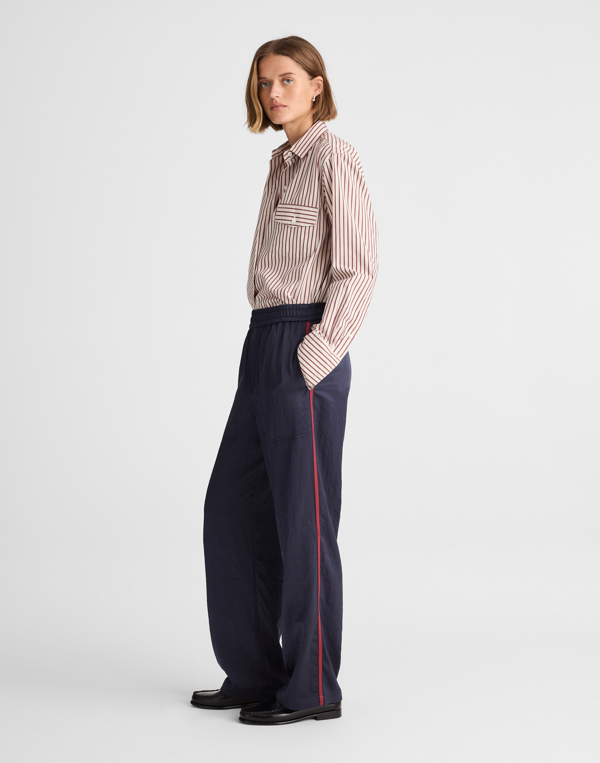 Alexa Chung for Madewell Mick Satin Track Pant