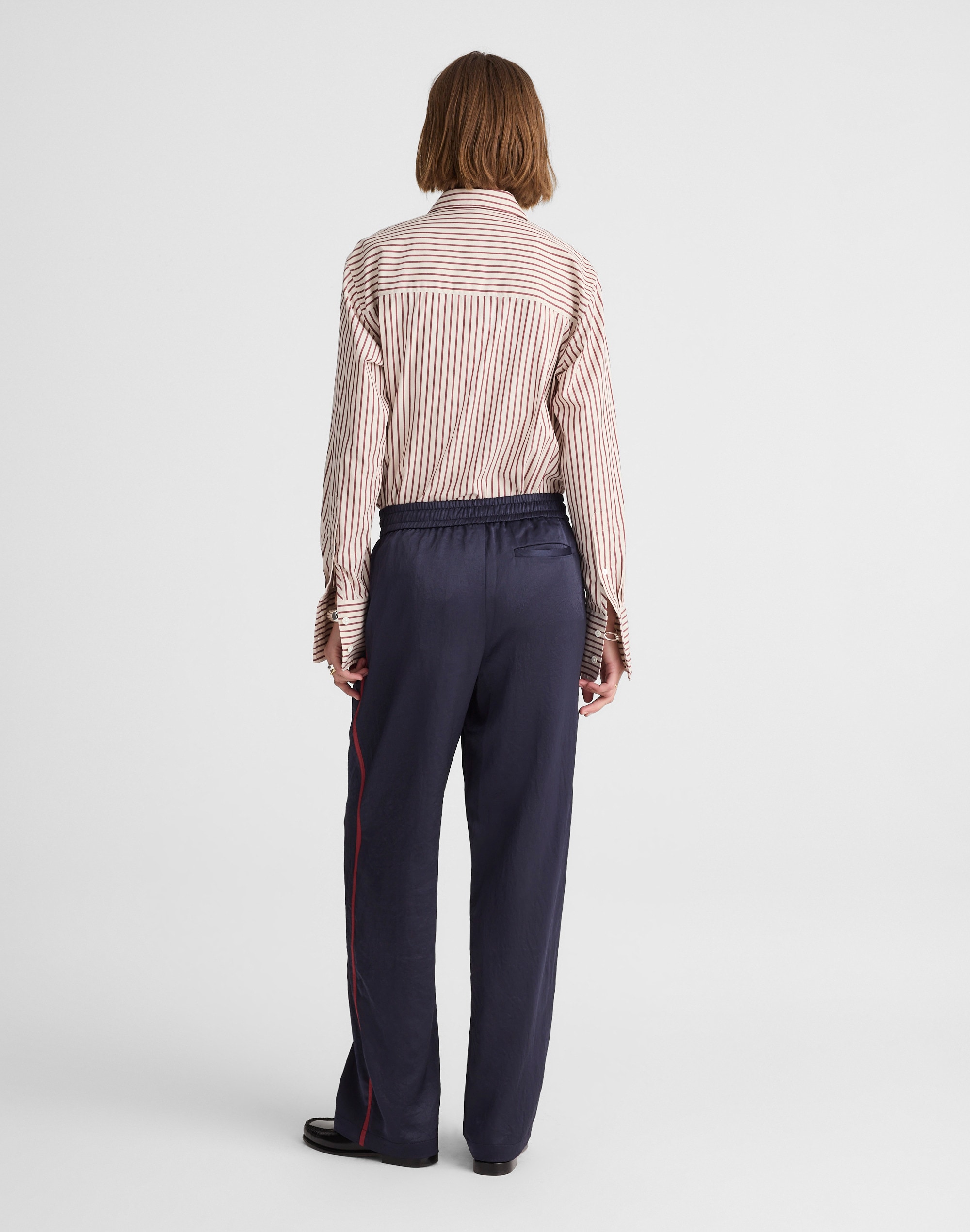 Alexa Chung for Madewell Mick Satin Track Pant