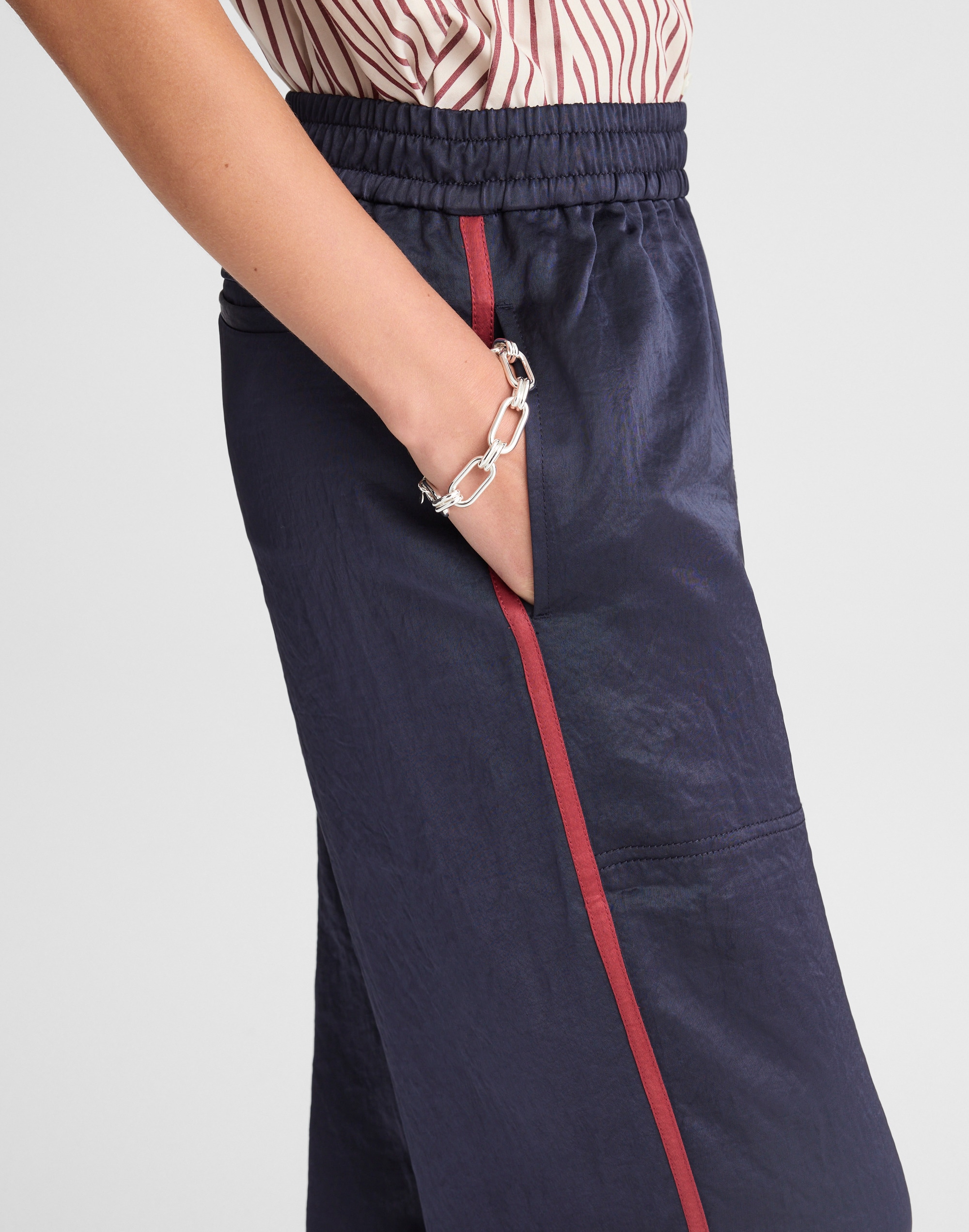 Alexa Chung for Madewell Mick Satin Track Pant