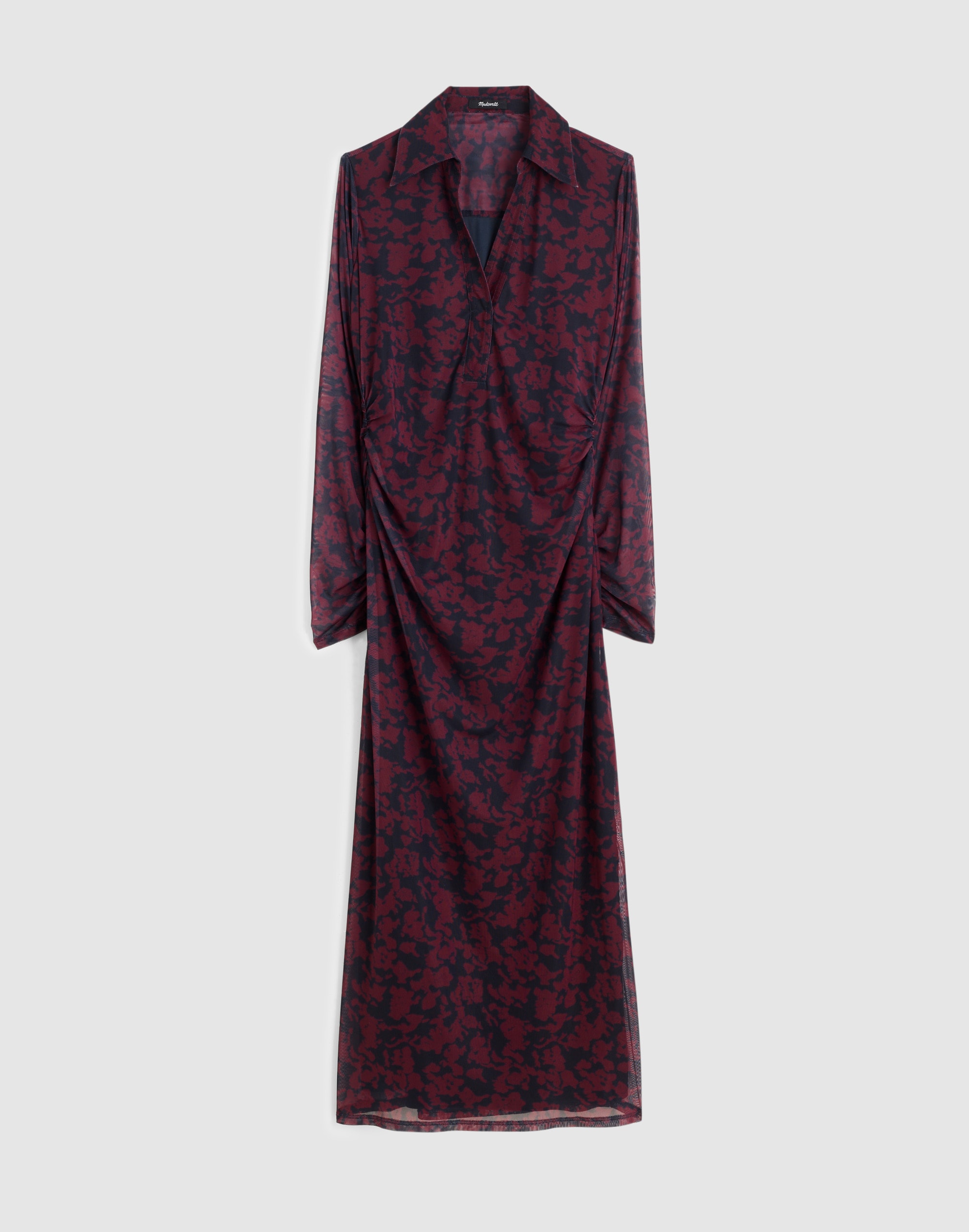 Long-Sleeve Polo Midi Dress Alternate Image 5