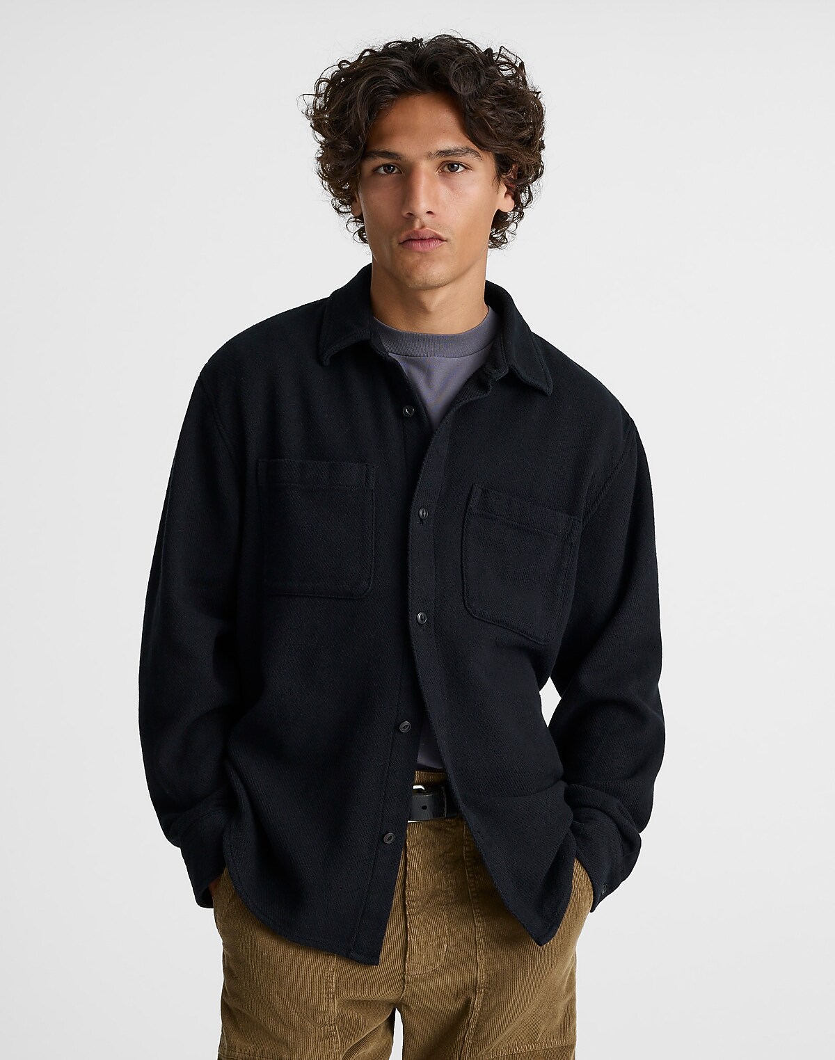 Button-Up Shirt in Midweight Flannel